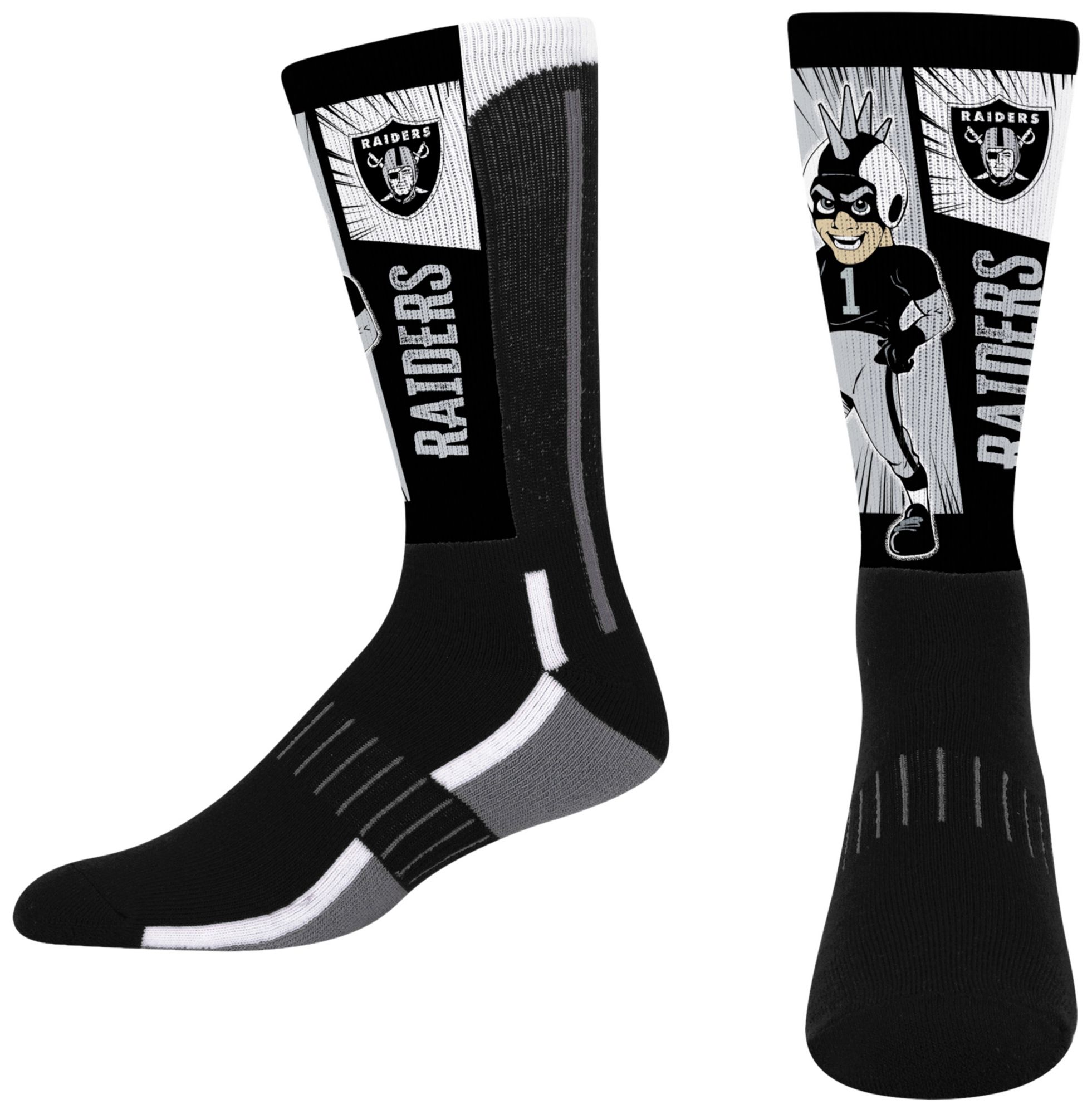 For Bare Feet Youth Las Vegas Raiders Mascot Socks