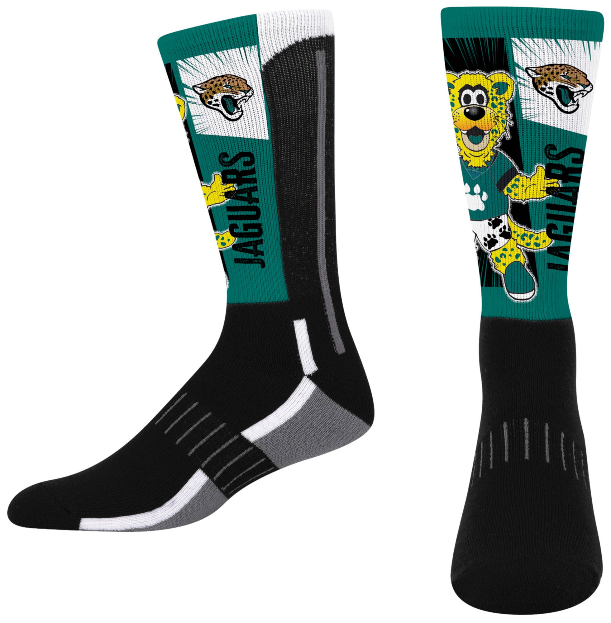 For Bare Feet Youth Jacksonville Jaguars Mascot Socks