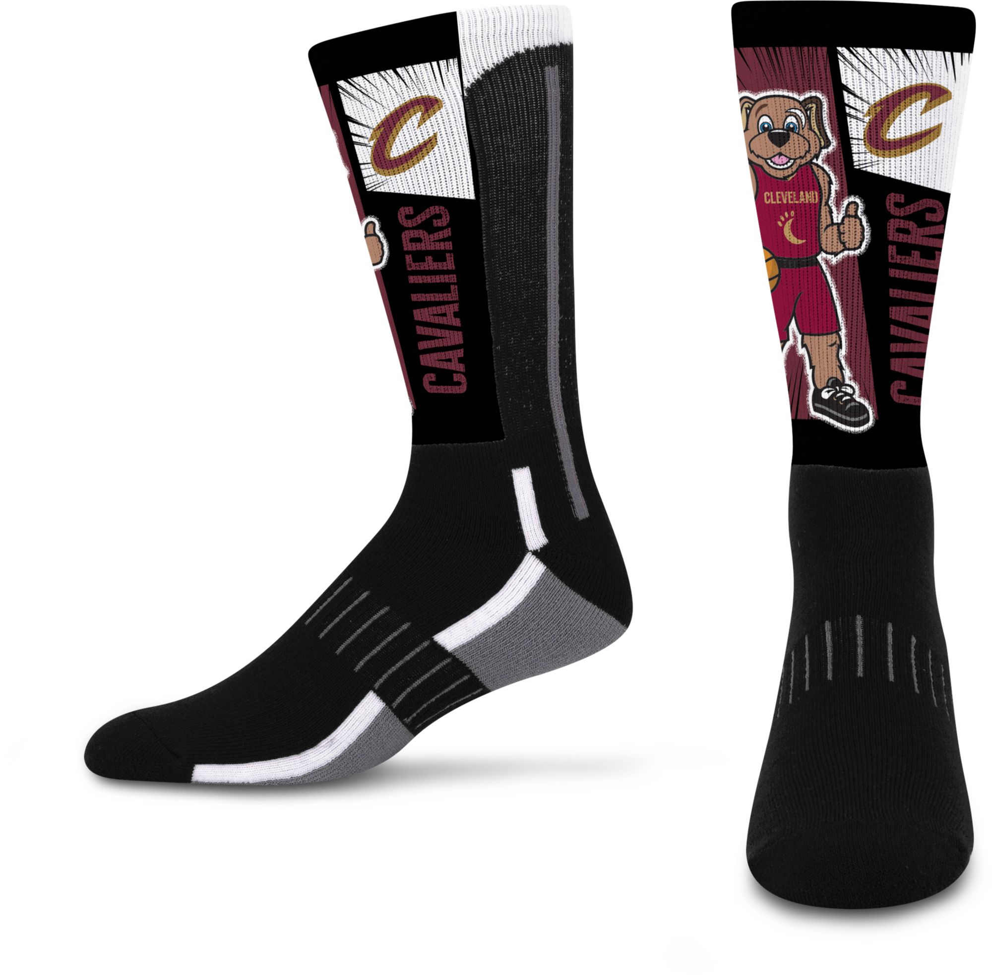 For Bare Feet Youth Cleveland Cavaliers Deuce Mascot Socks