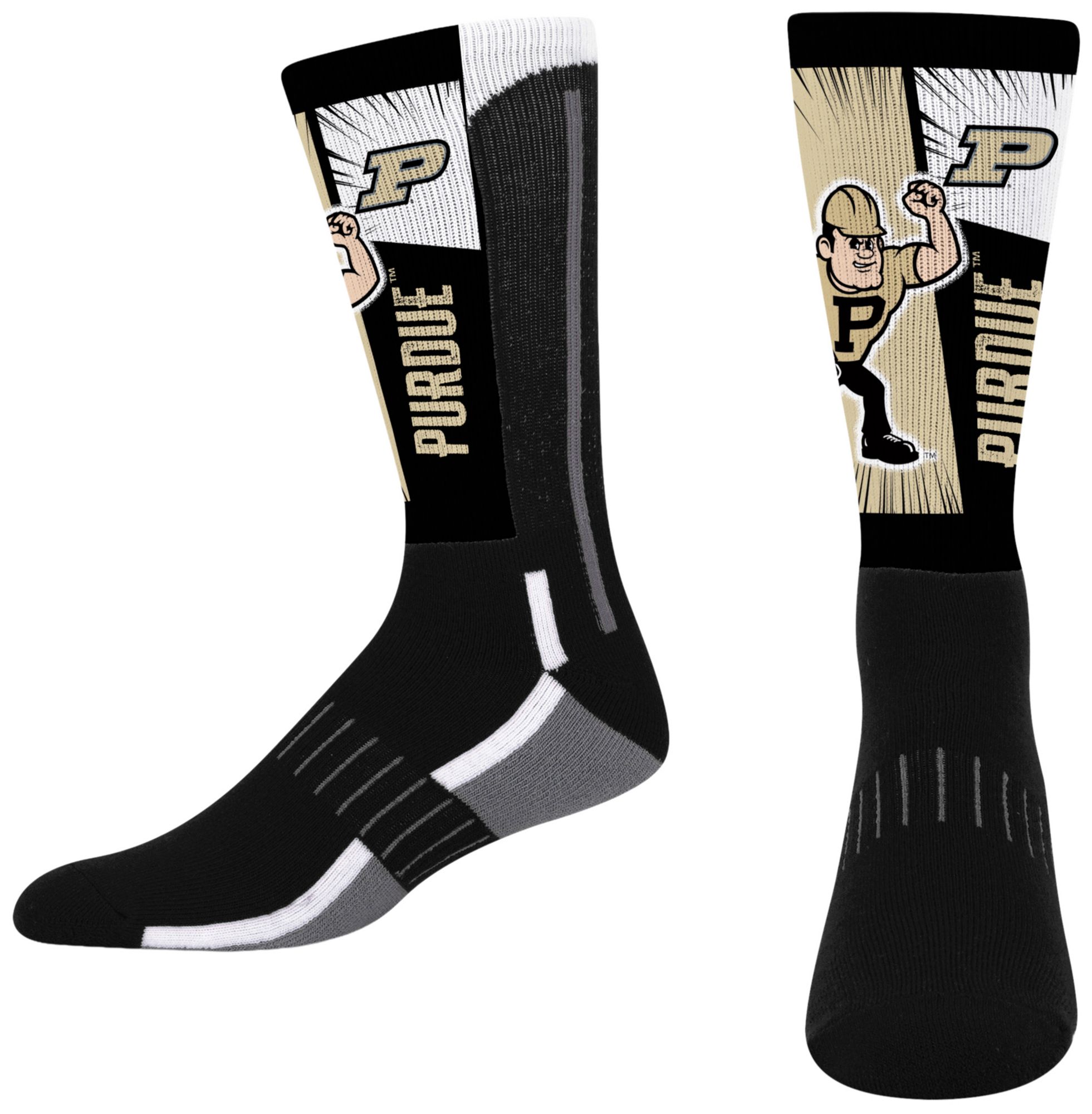 For Bare Feet Youth Purdue Boilermakers Mascot Socks