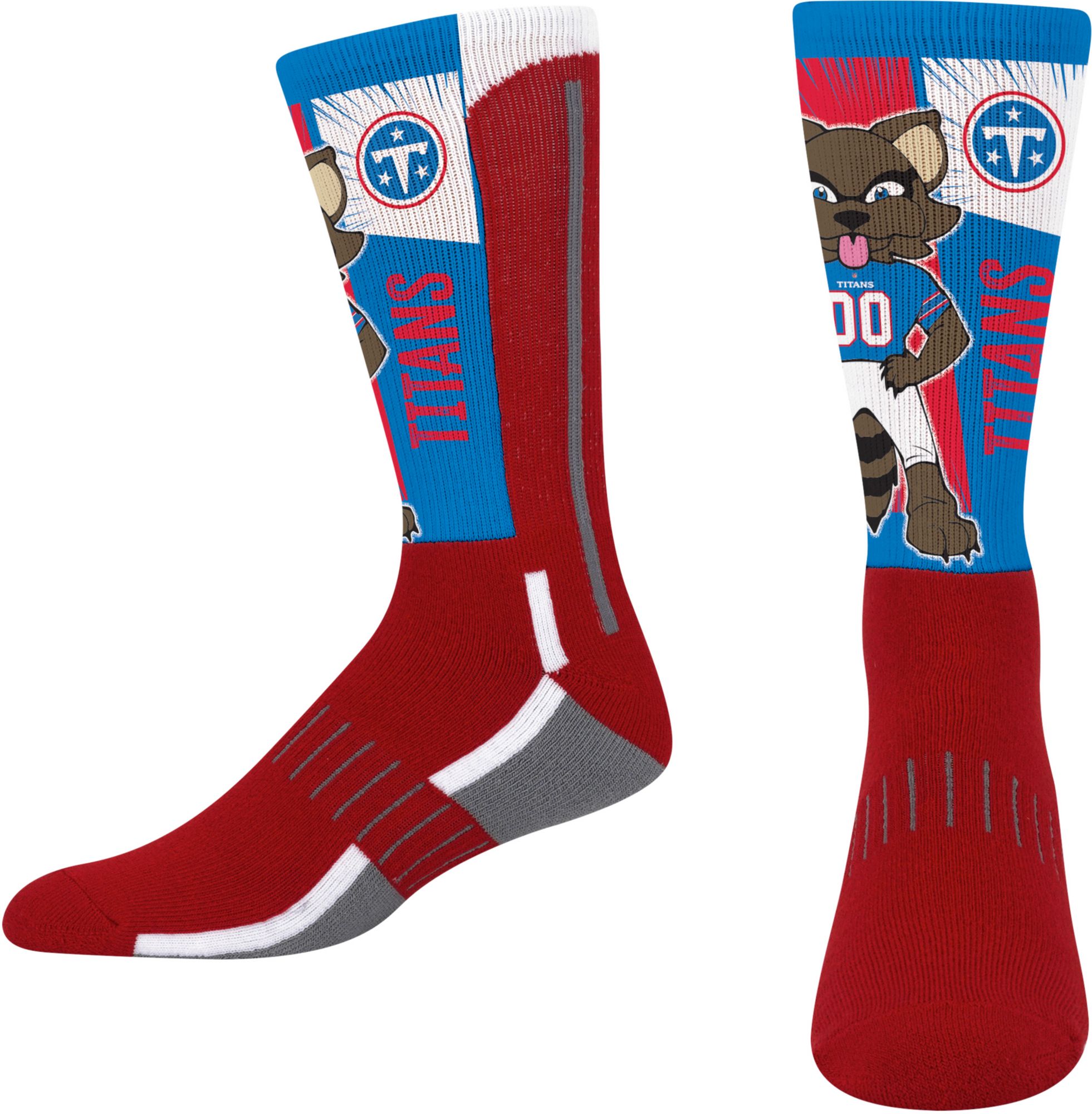 For Bare Feet Youth Tennessee Titans Mascot Socks