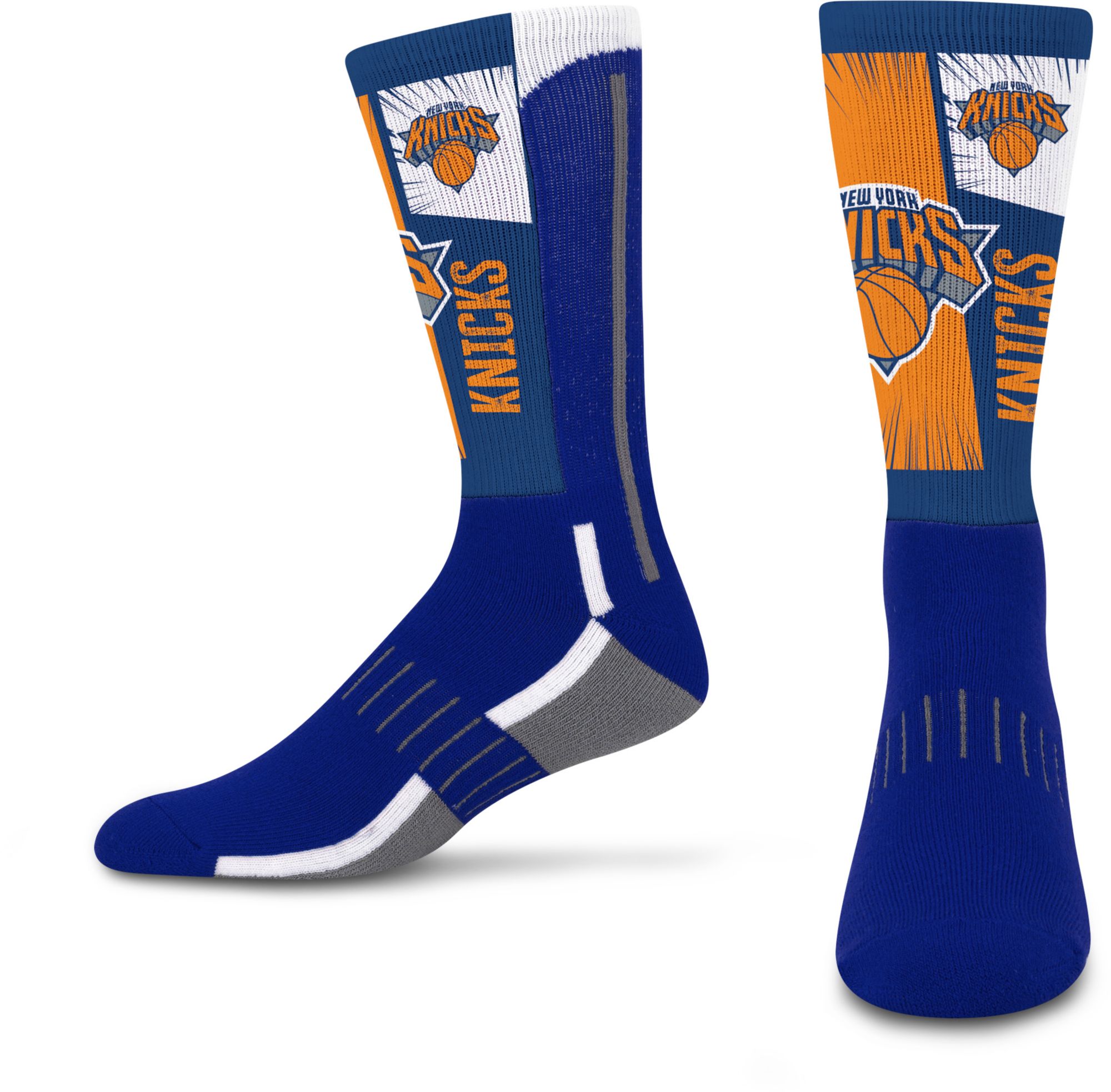 For Bare Feet Youth New York Knicks Deuce Mascot Socks