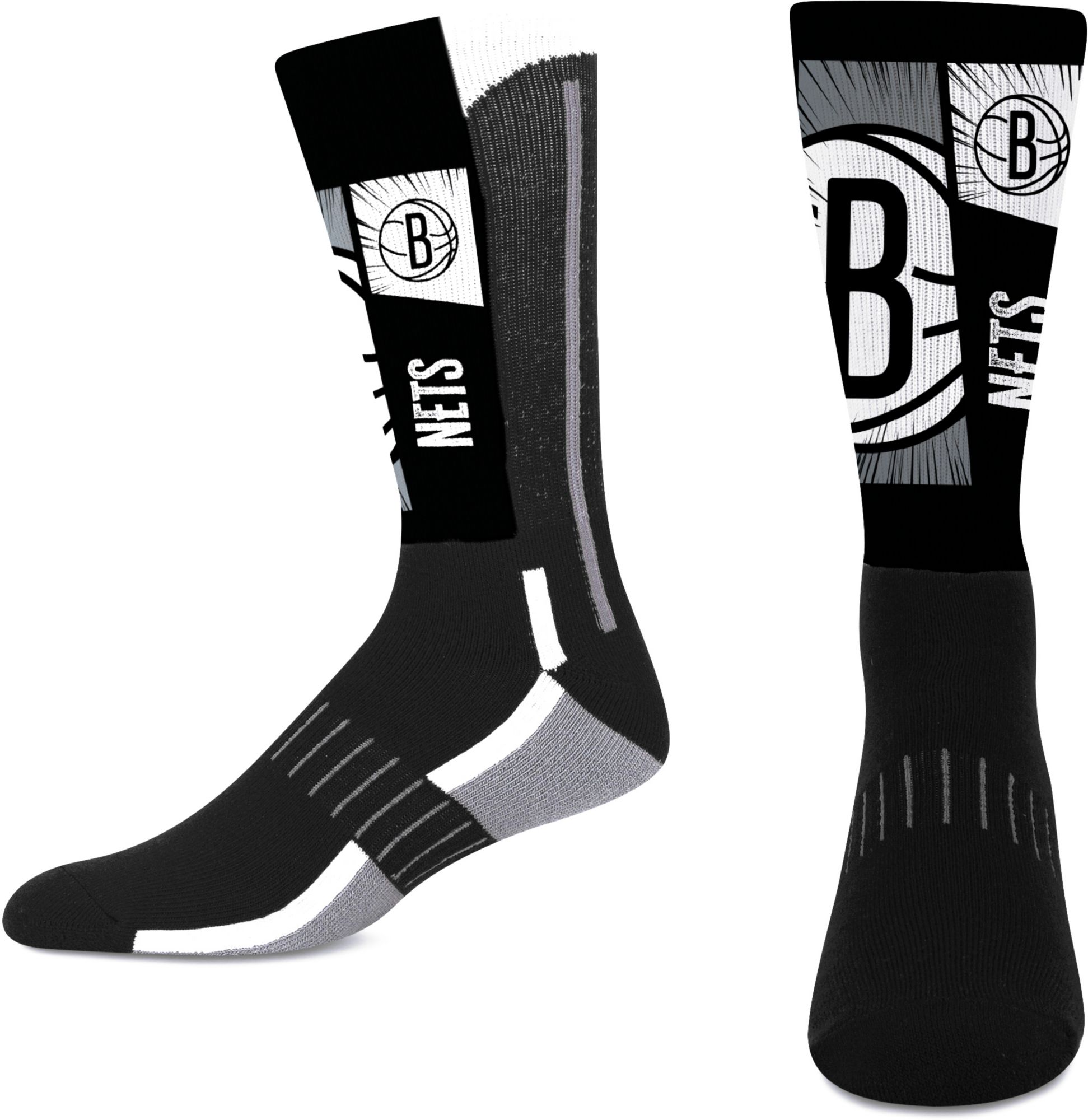 For Bare Feet Youth Brooklyn Nets Deuce Mascot Socks