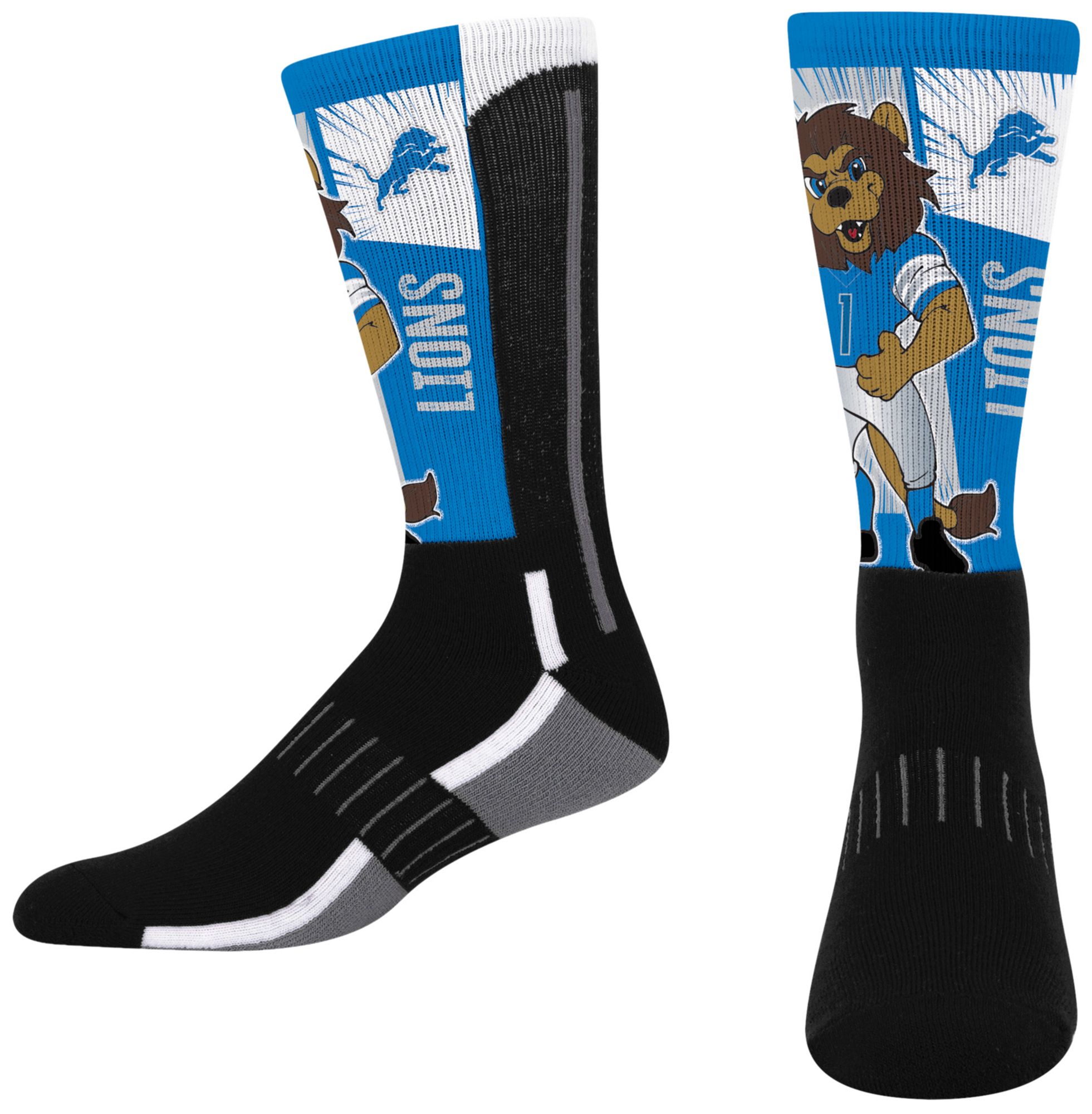 For Bare Feet Youth Detroit Lions Mascot Socks