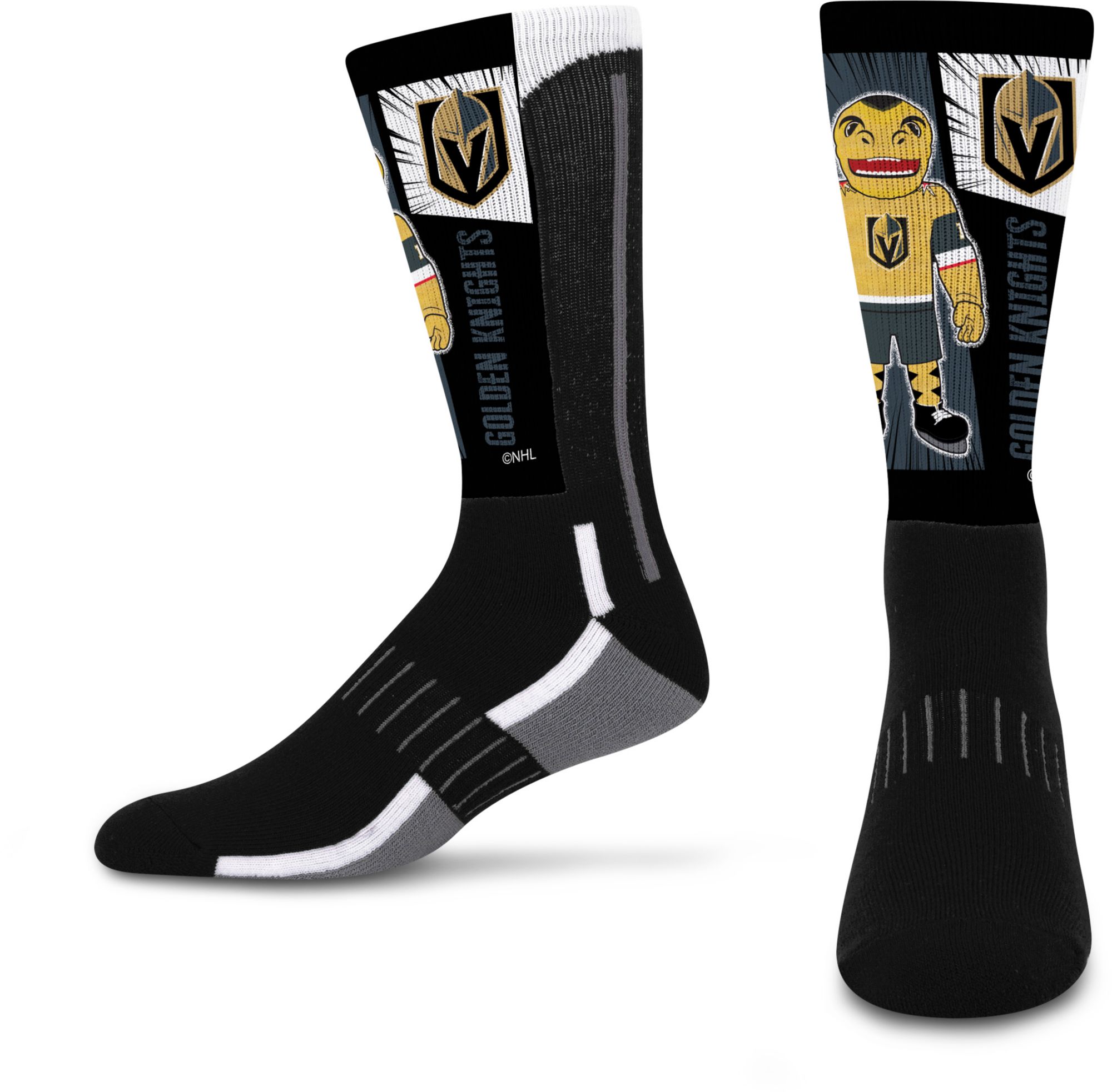 For Bare Feet Youth Las Vegas Golden Knights Mascot Deuce Crew Socks