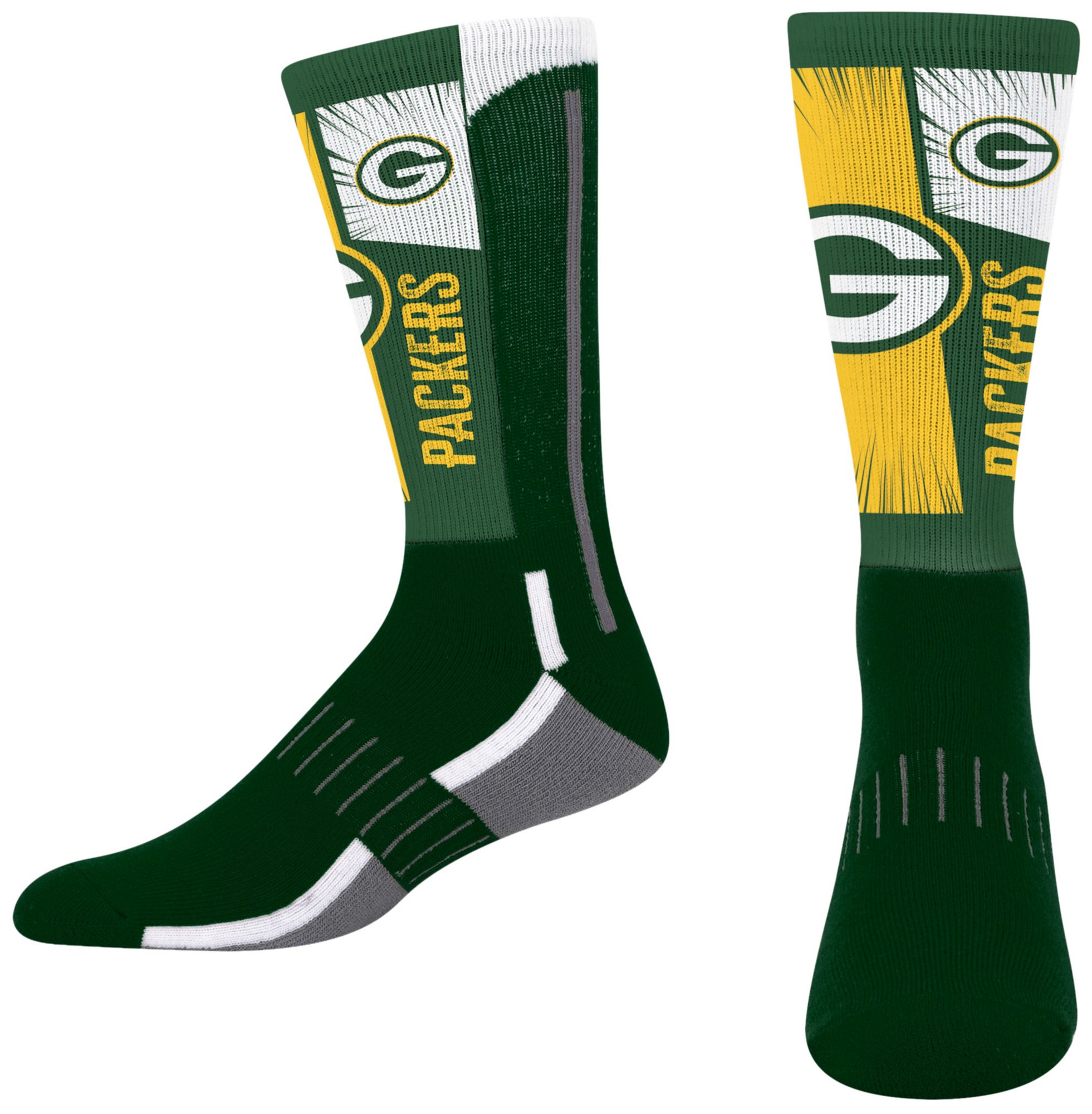 For Bare Feet Youth Green Bay Packers Mascot Socks