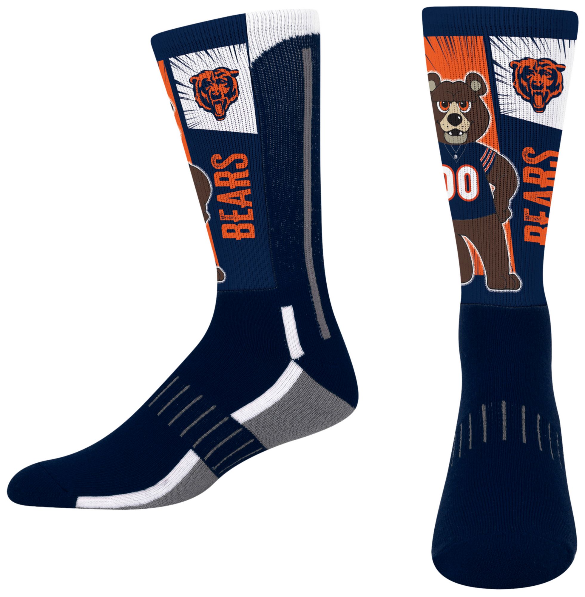 For Bare Feet Youth Chicago Bears Mascot Socks
