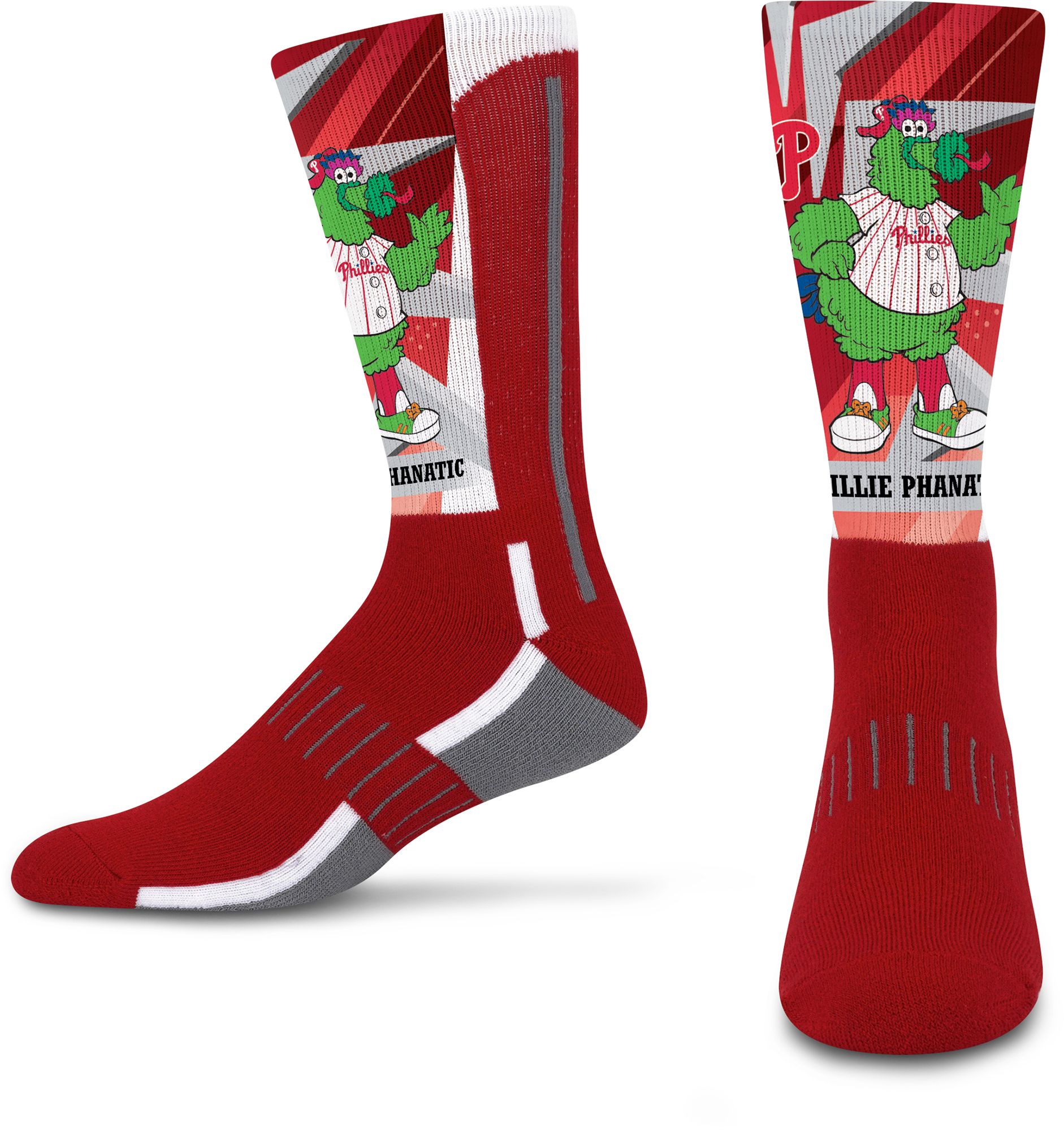 For Bare Feet Youth Philadelphia Phillies Retro Mascot Socks