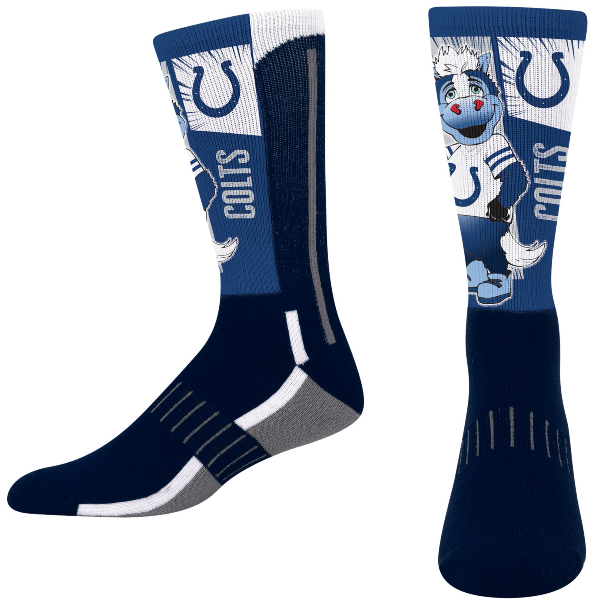 For Bare Feet Youth Indianapolis Colts Mascot Socks