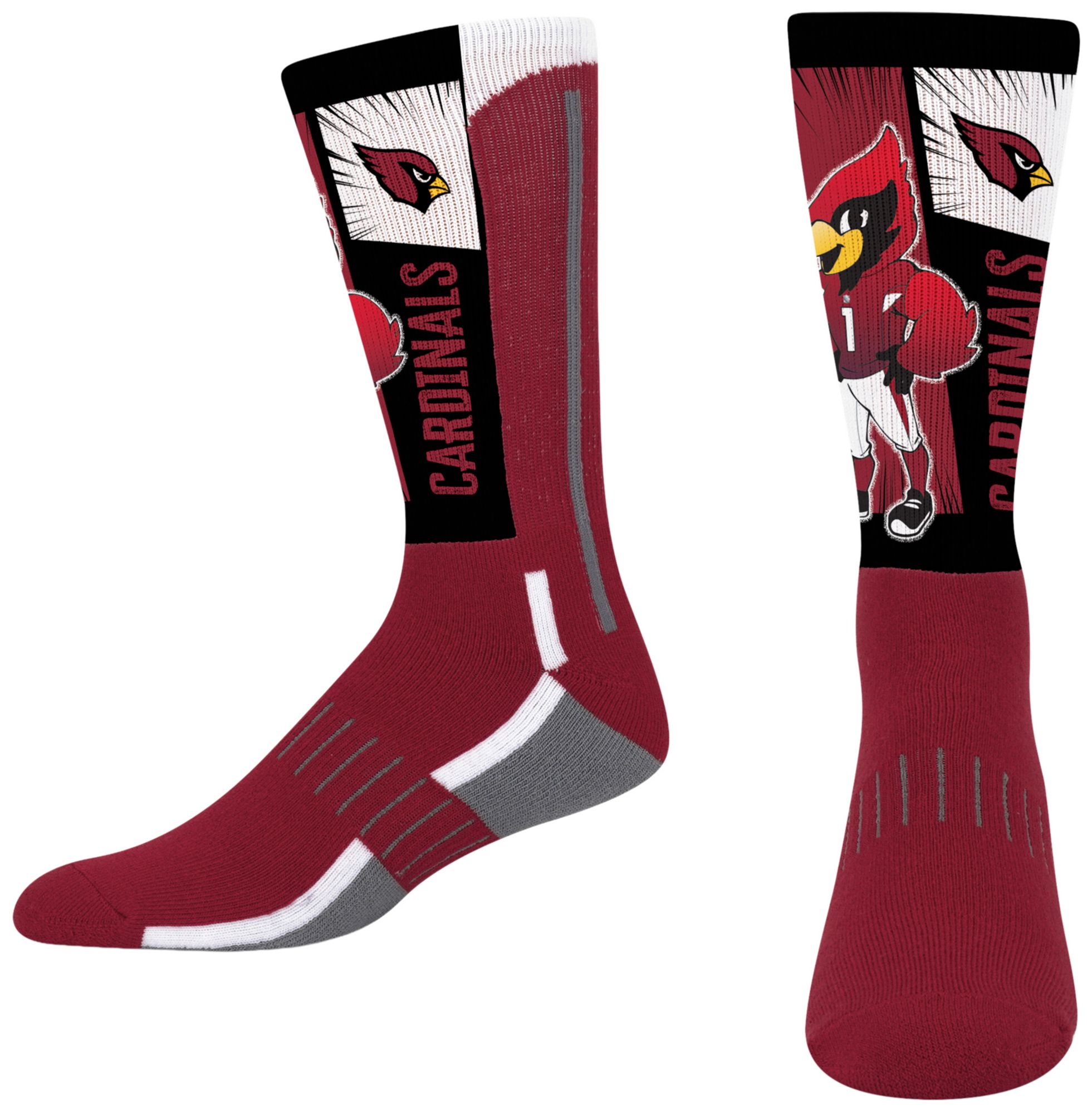 For Bare Feet Youth Arizona Cardinals Mascot Socks