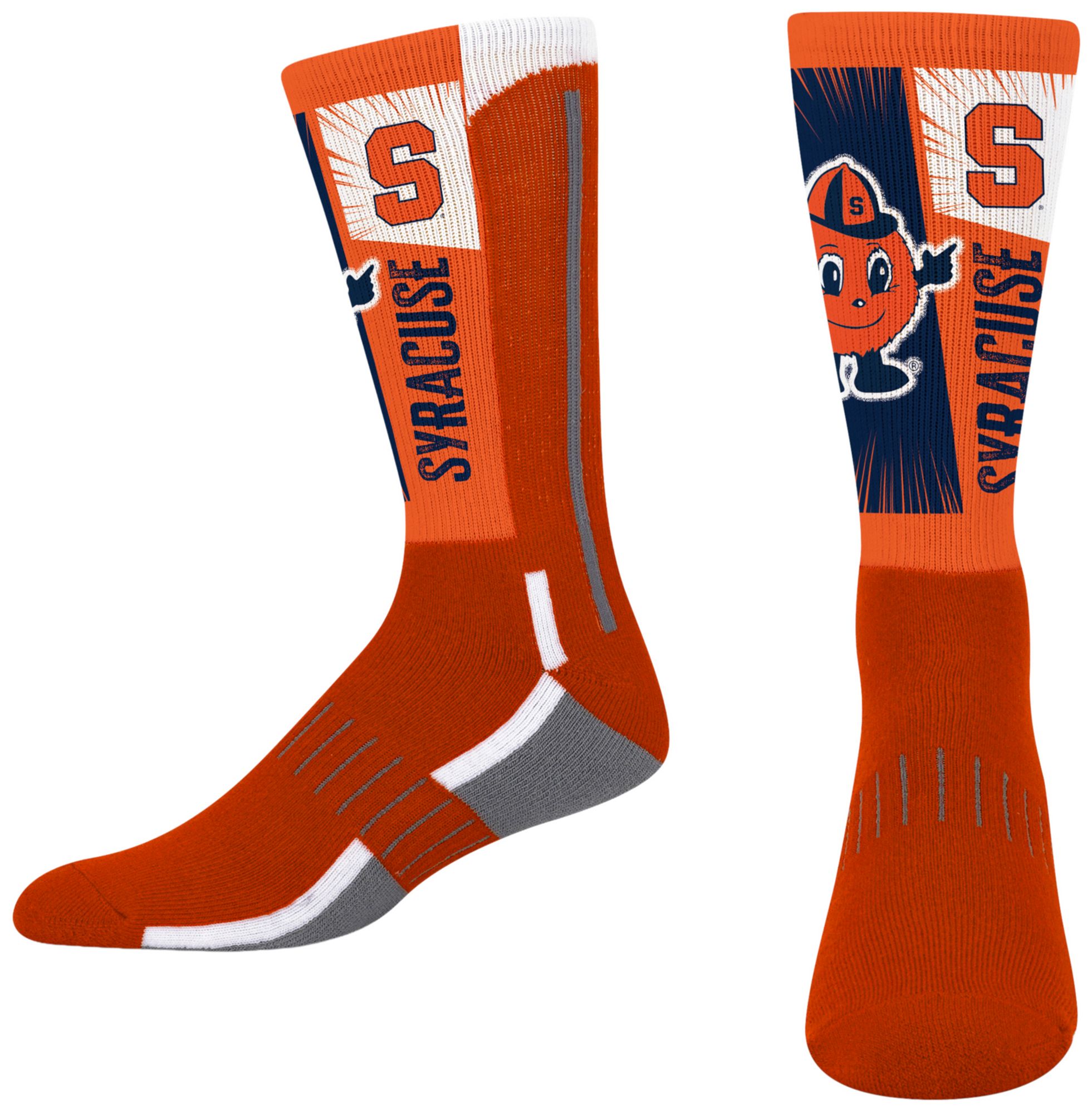 For Bare Feet Youth Syracuse Orange Mascot Socks