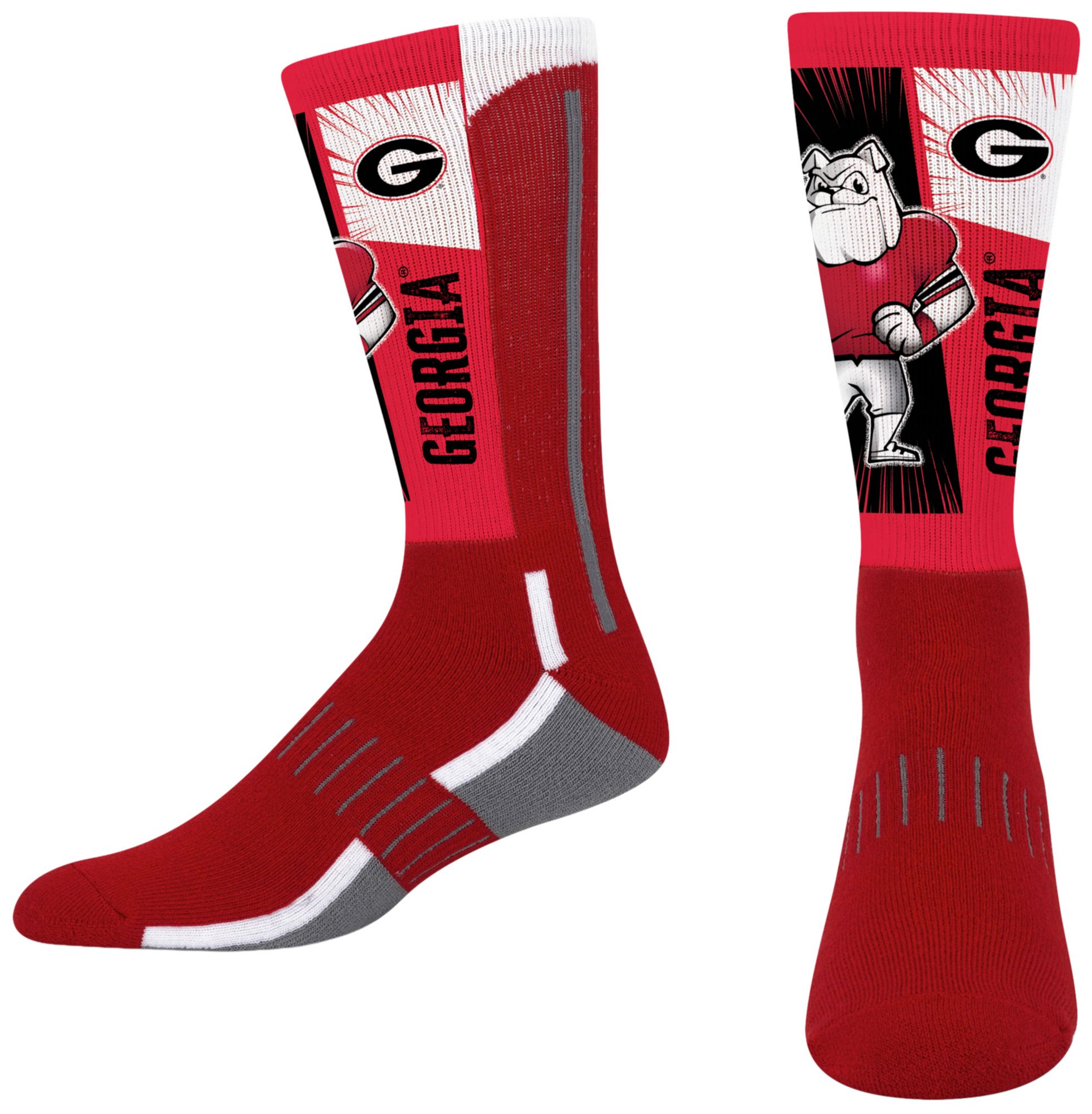For Bare Feet Youth Georgia Bulldogs Mascot Socks