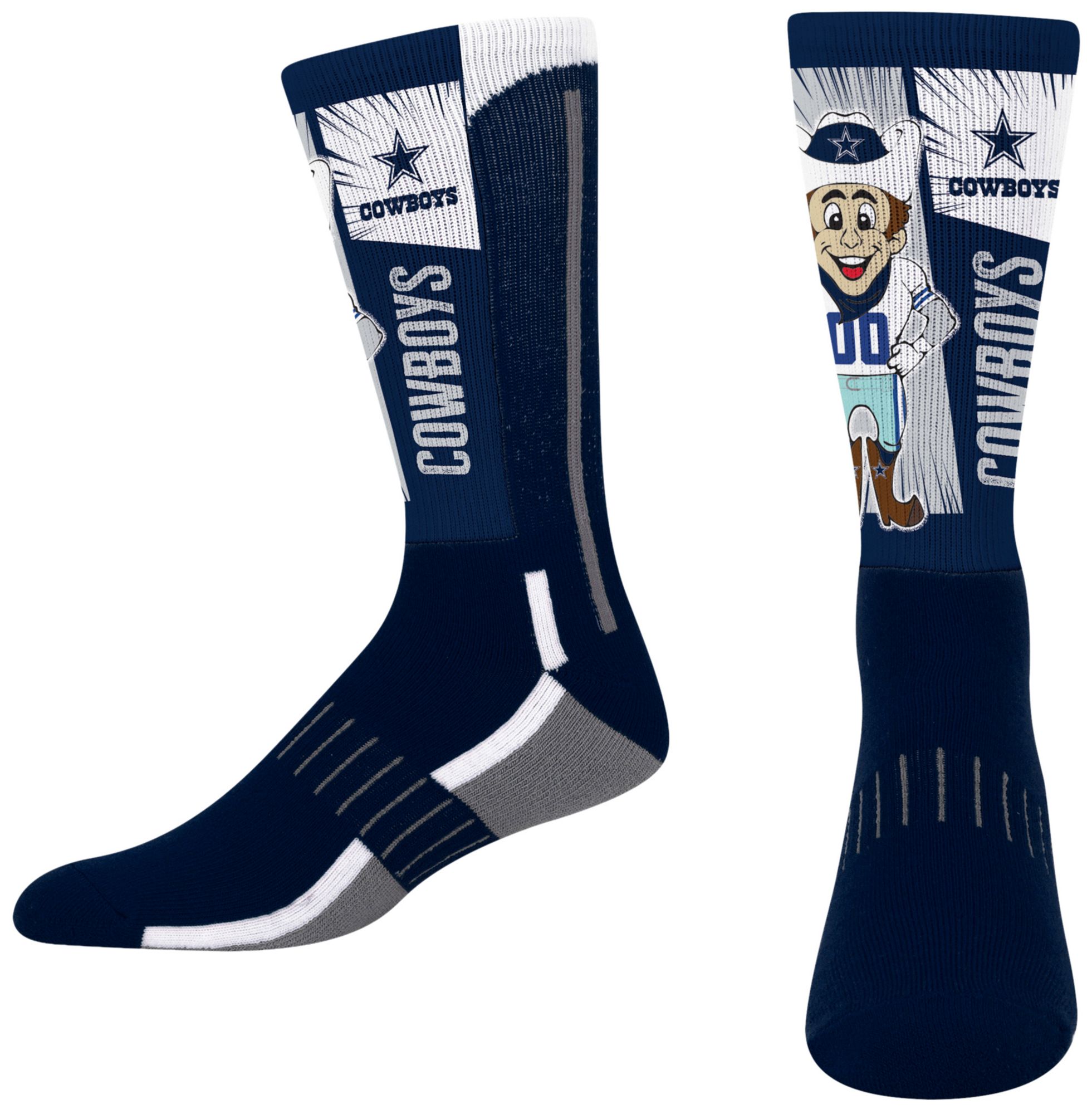 For Bare Feet Youth Dallas Cowboys Mascot Socks