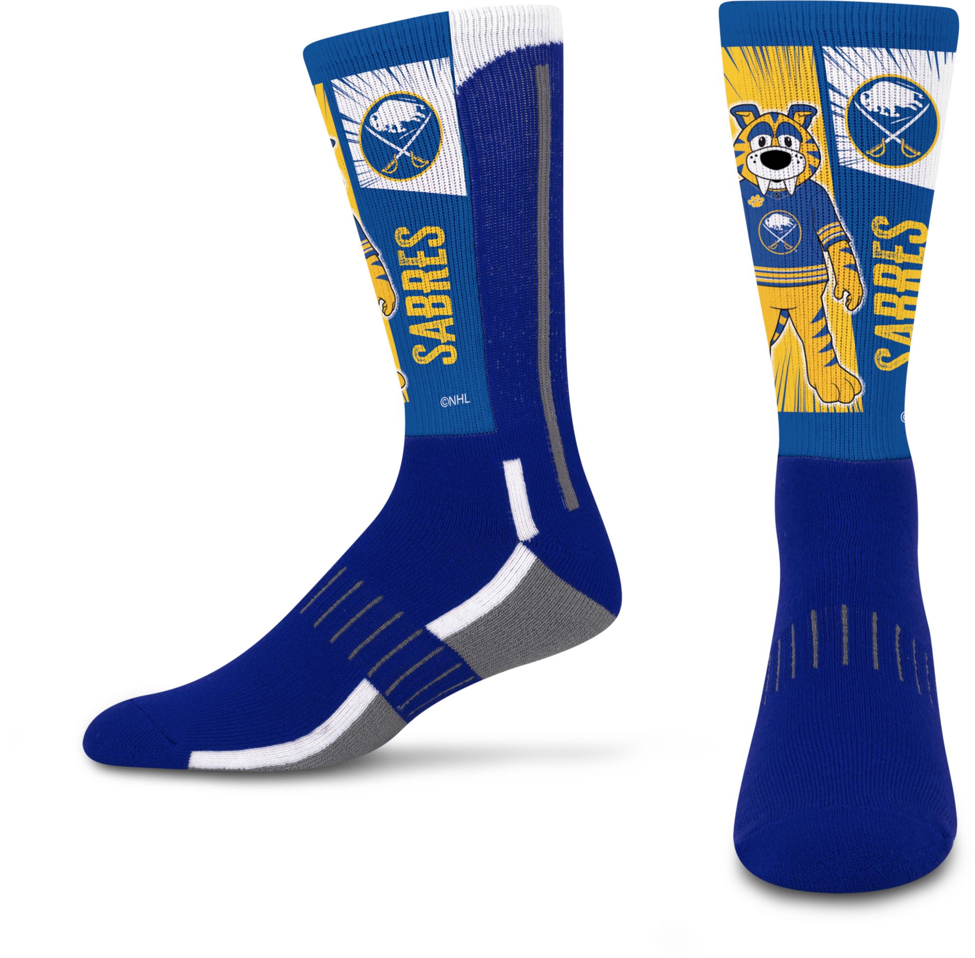 For Bare Feet Youth Buffalo Sabres Deuce Mascot Socks