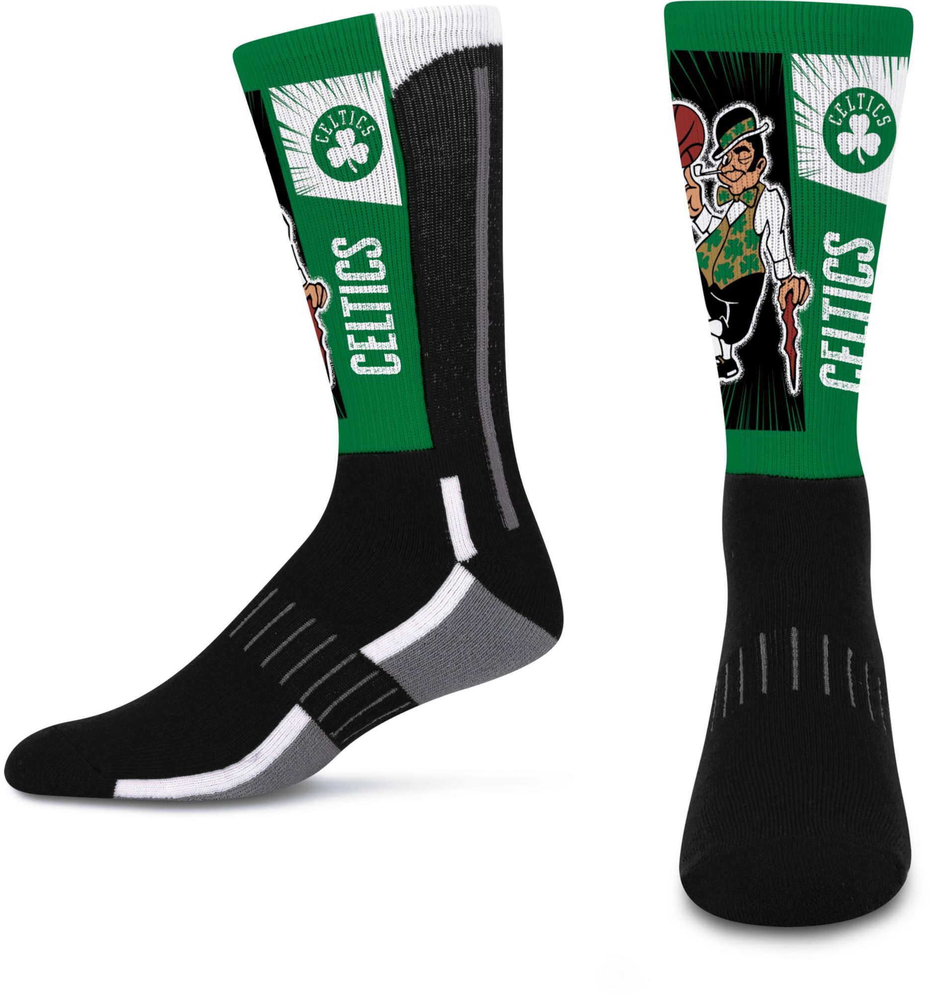 For Bare Feet Youth Boston Celtics Deuce Mascot Socks
