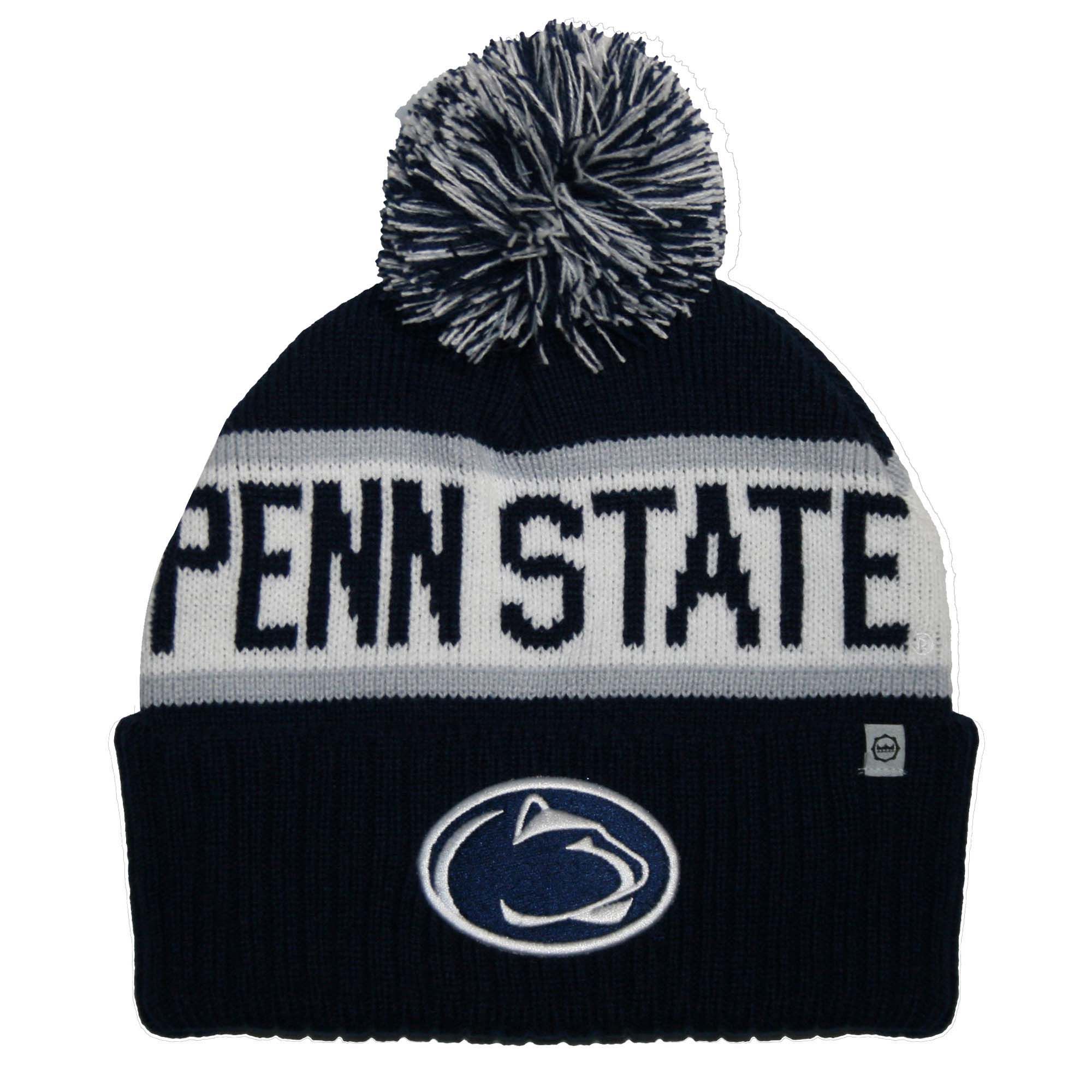 Franchise Club Adult Penn State Nittany Lions Navy Warrior Knit Hat - Blue