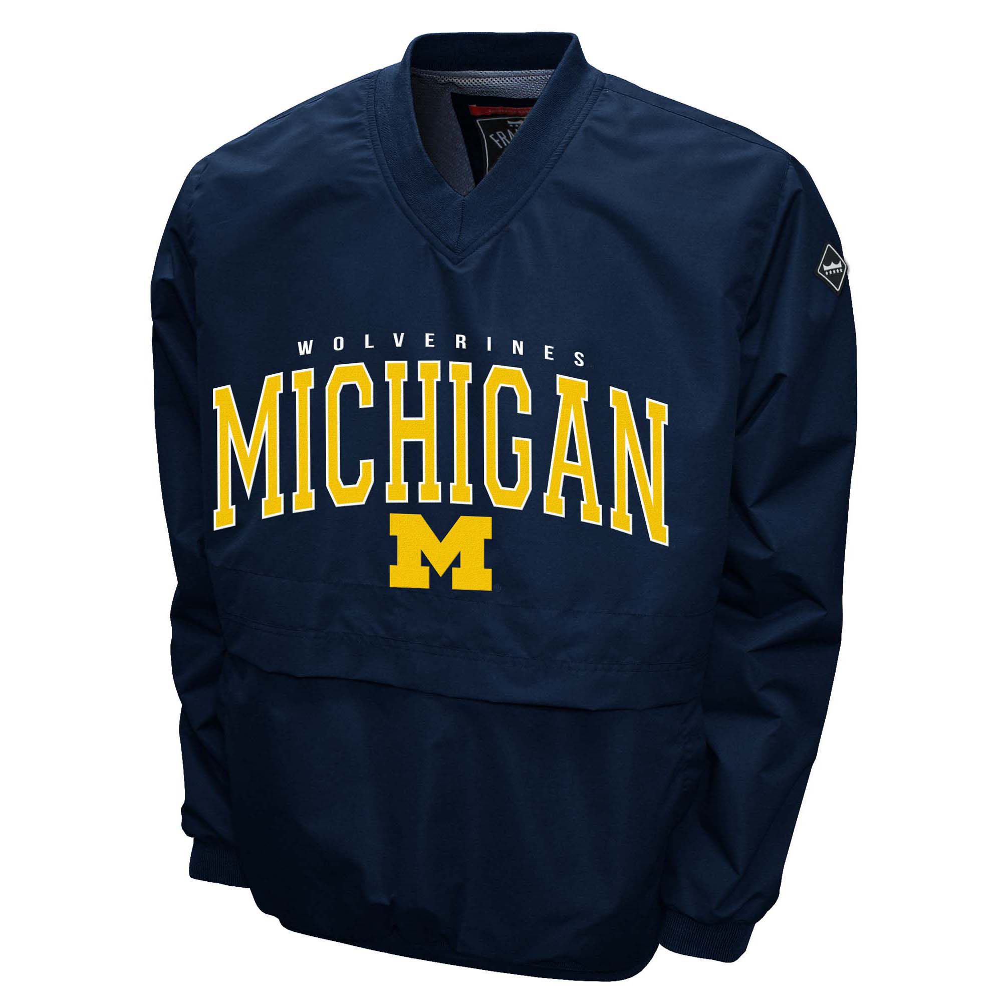 Franchise Club Men's Michigan Wolverines Navy Member 2 Jacket