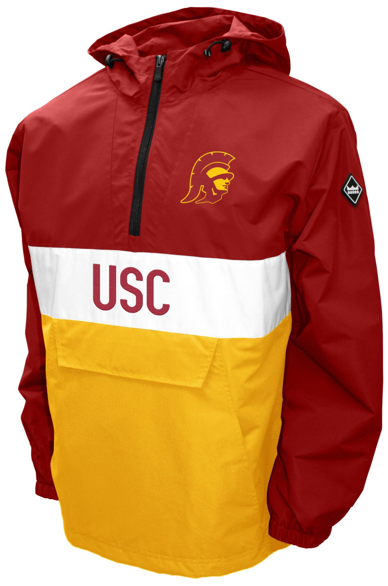 Franchise Club Men's USC Trojans Cardinal Beta Anorak Jacket