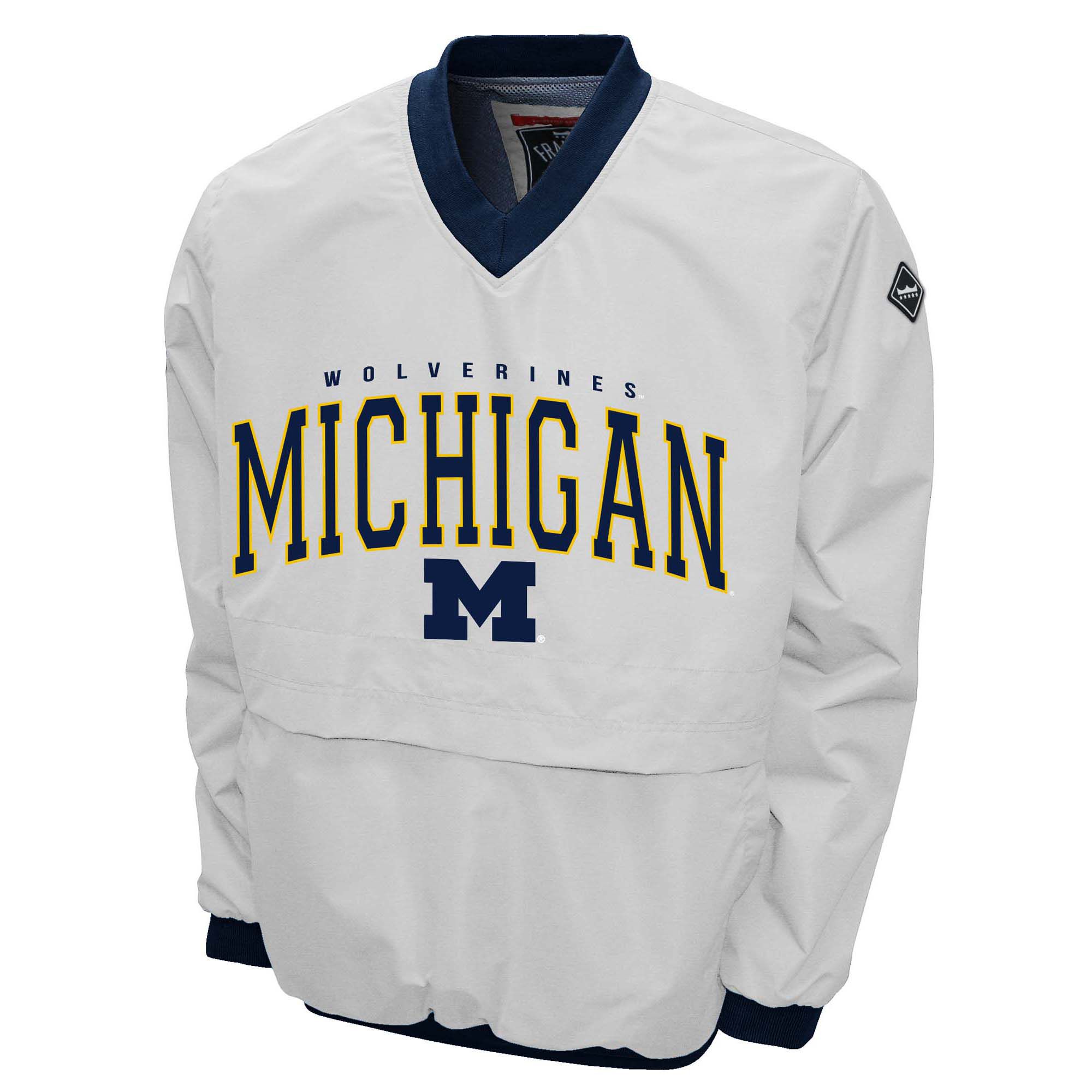 Franchise Club Men's Michigan Wolverines White Member 2 Jacket