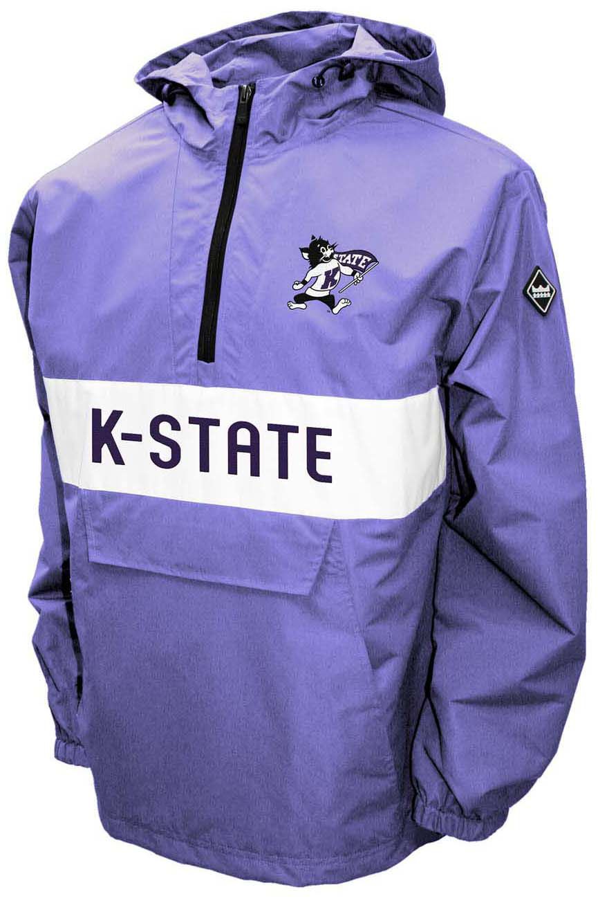 Franchise Club Men's Kansas State Wildcats Lavender Beta Anorak Jacket