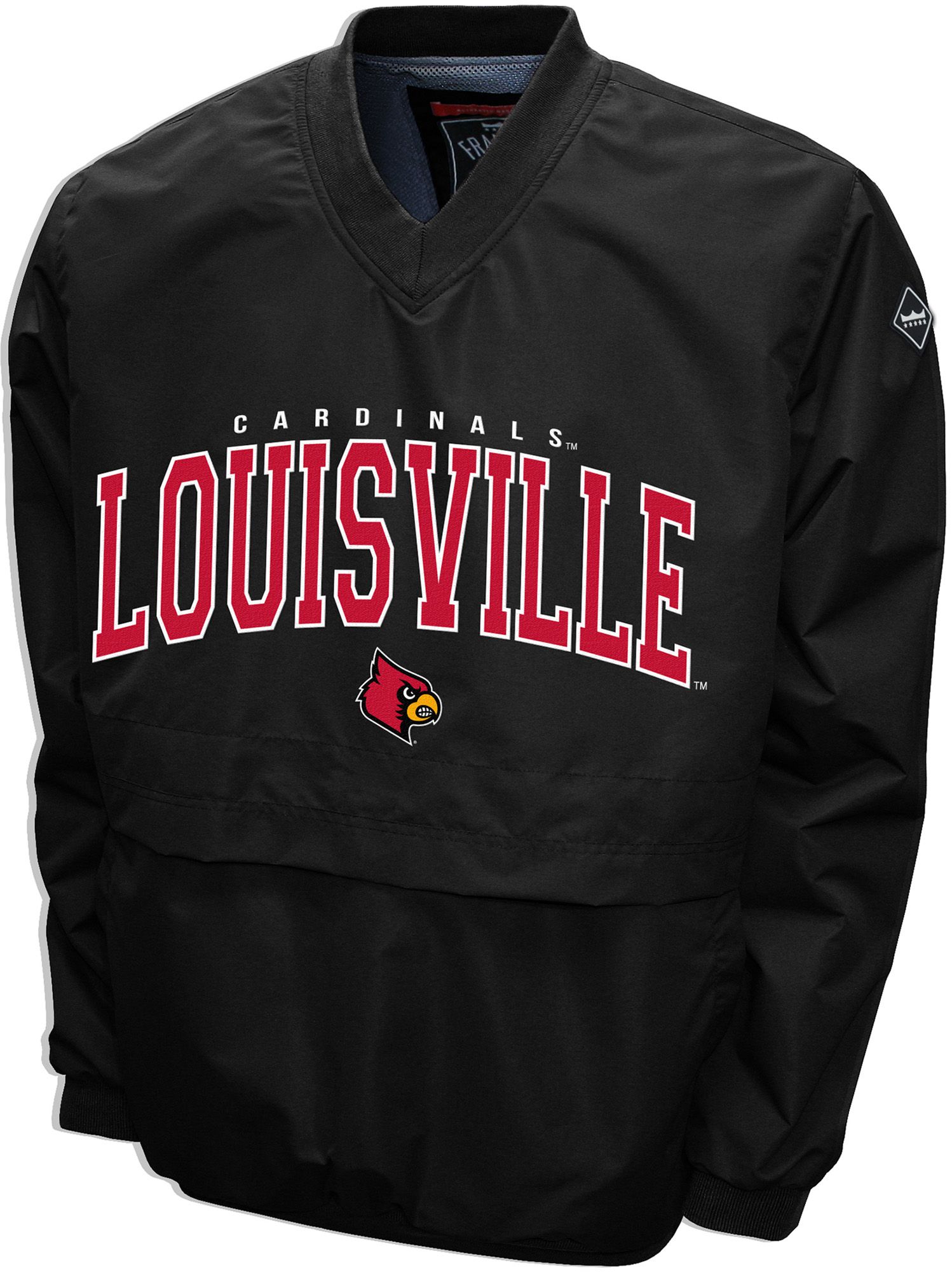 Franchise Club Men's Louisville Cardinals Black Member 2 Jacket