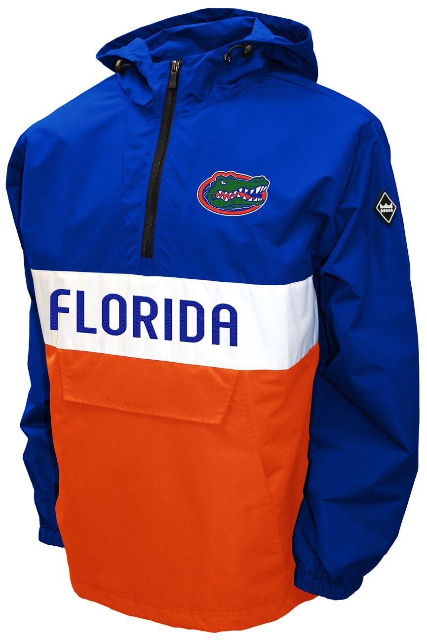 Franchise Club Men's Florida Gators Royal Beta Anorak Jacket