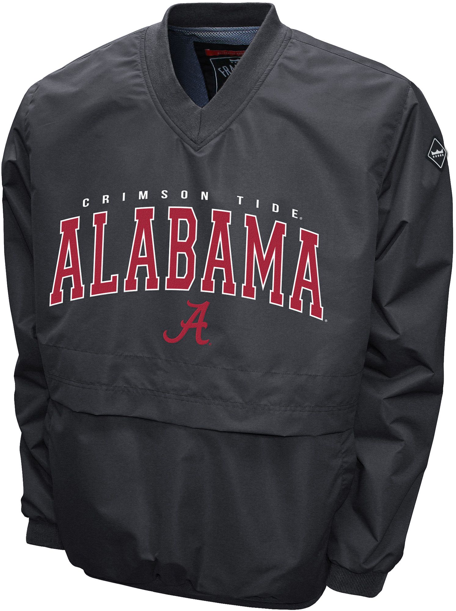 Franchise Club Men's Alabama Crimson Tide Gray Member 2 Jacket