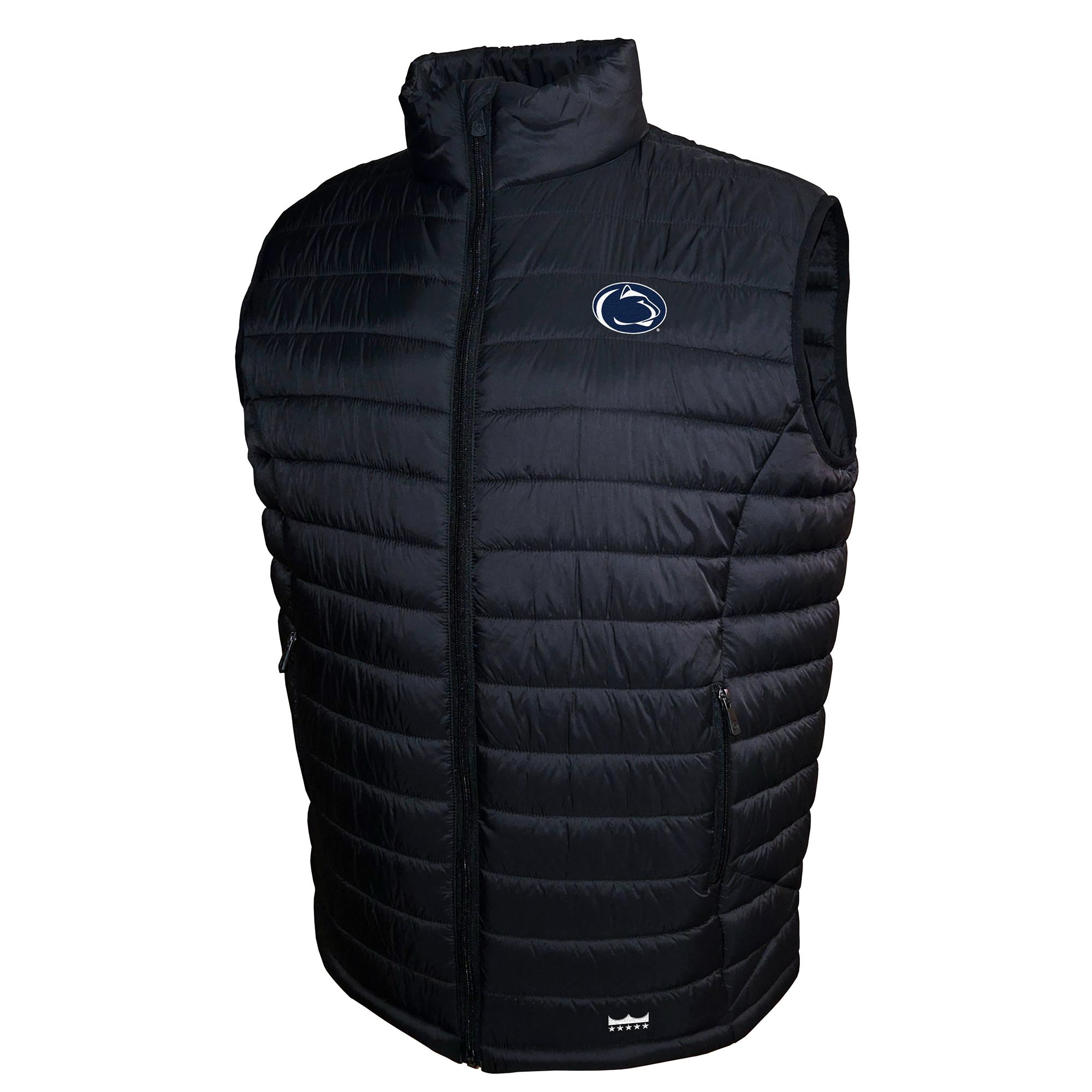 Franchise Club Men's Penn State Nittany Lions Black Packable Vest
