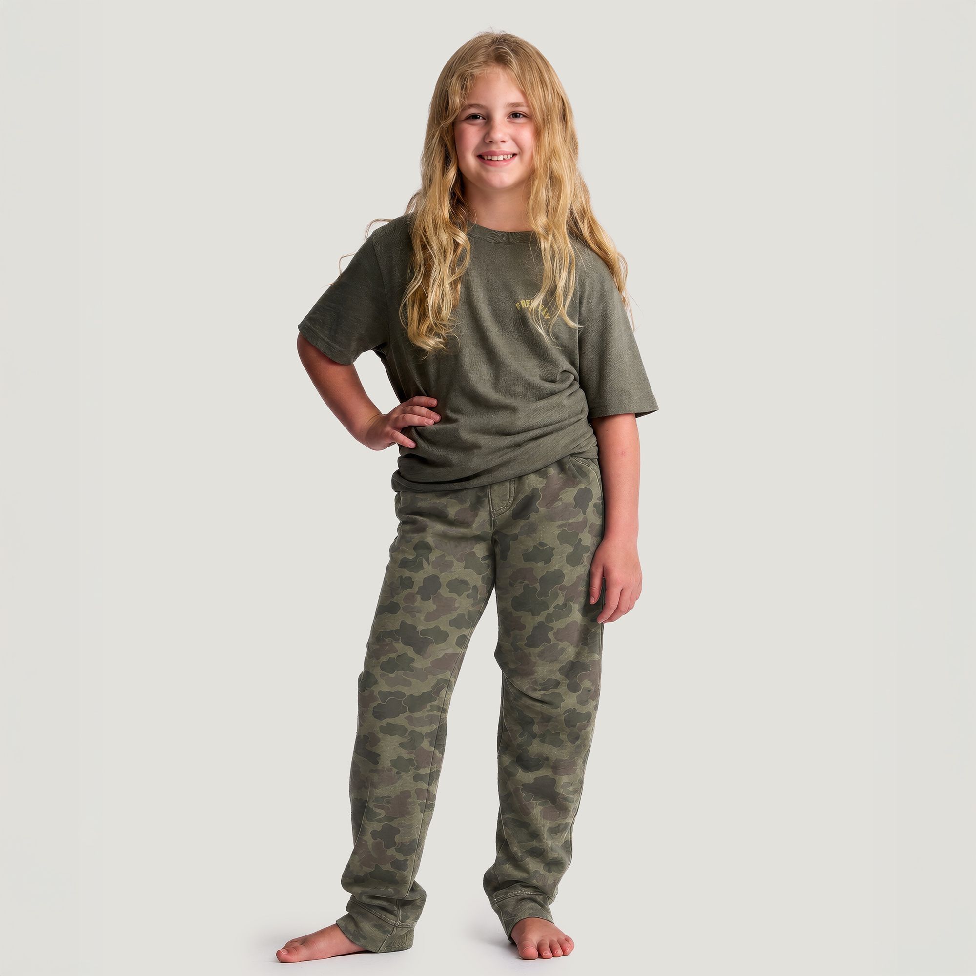 Vintage Camo Oil Green