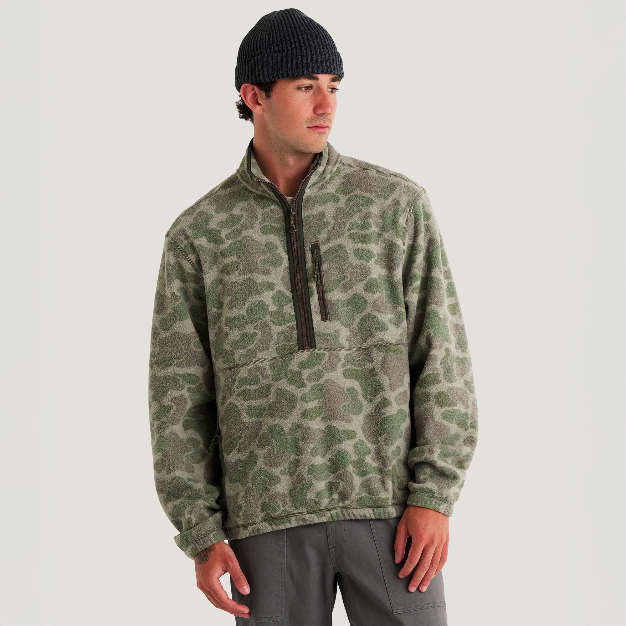 Vintage Camo Oil Green
