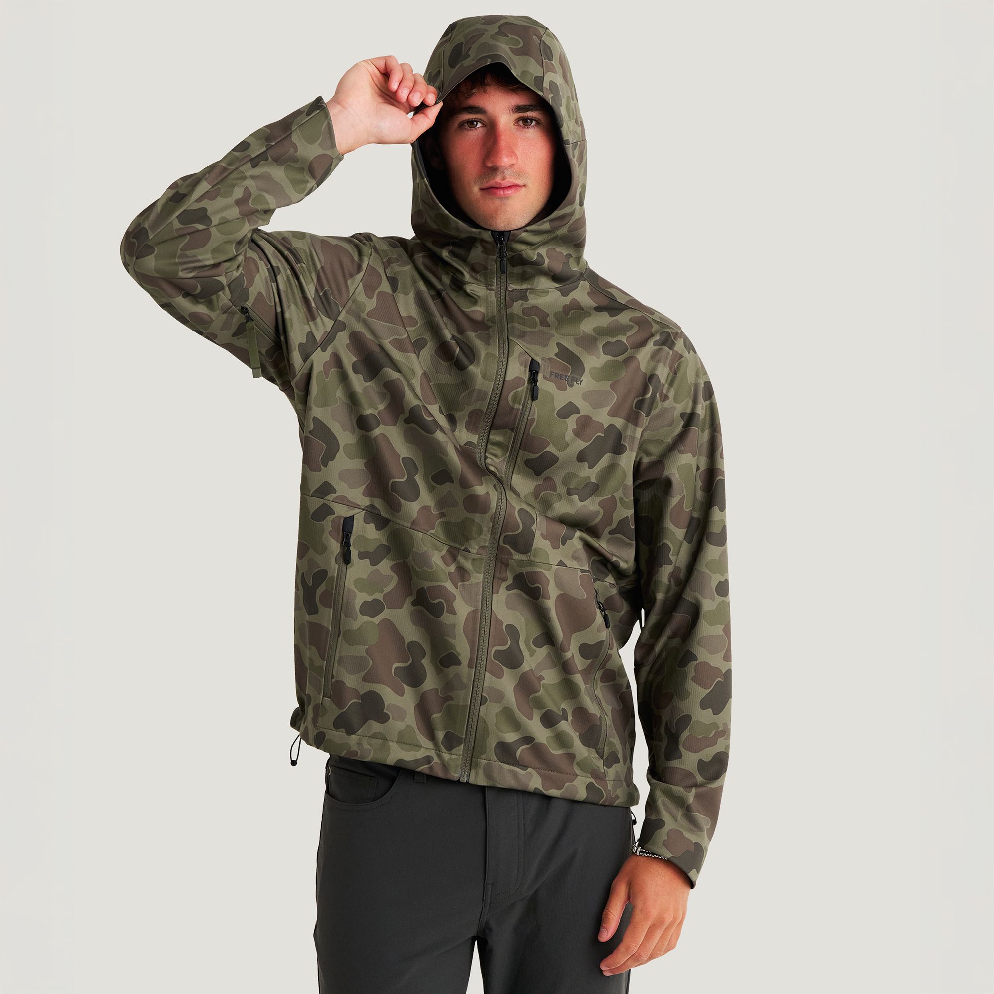 Vintage Camo Oil Green