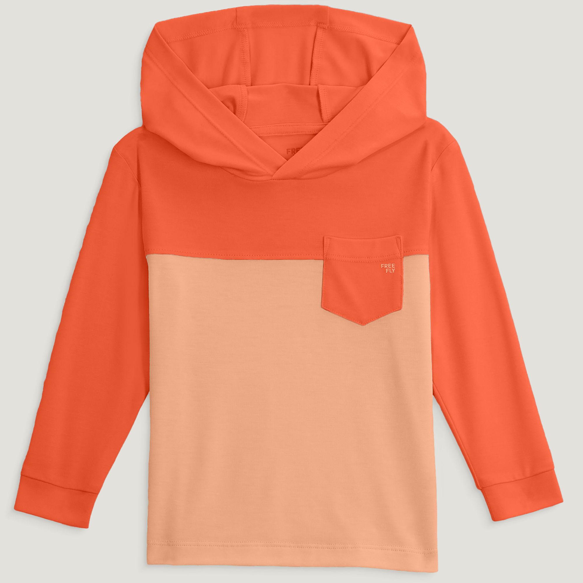 Free Fly Toddler Colorblock Bamboo Shade Hoodie