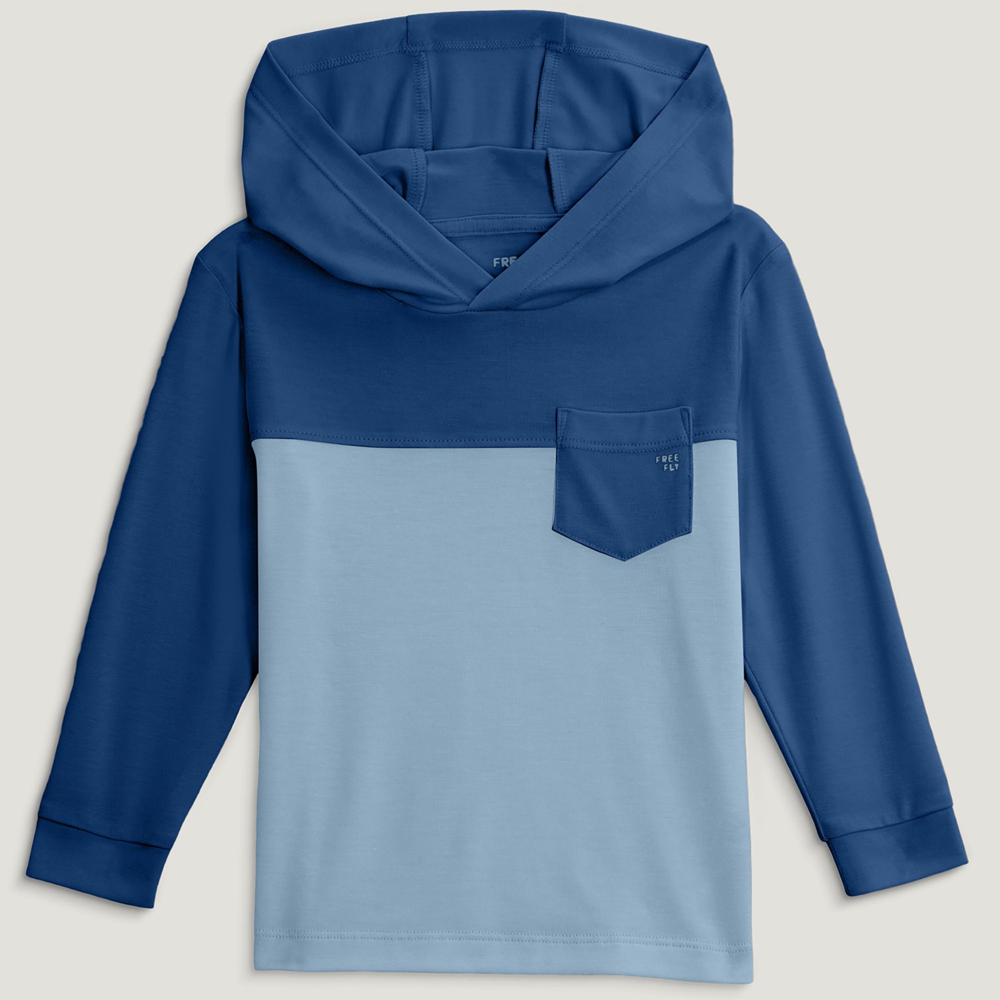 Free Fly Toddler Colorblock Bamboo Shade Hoodie