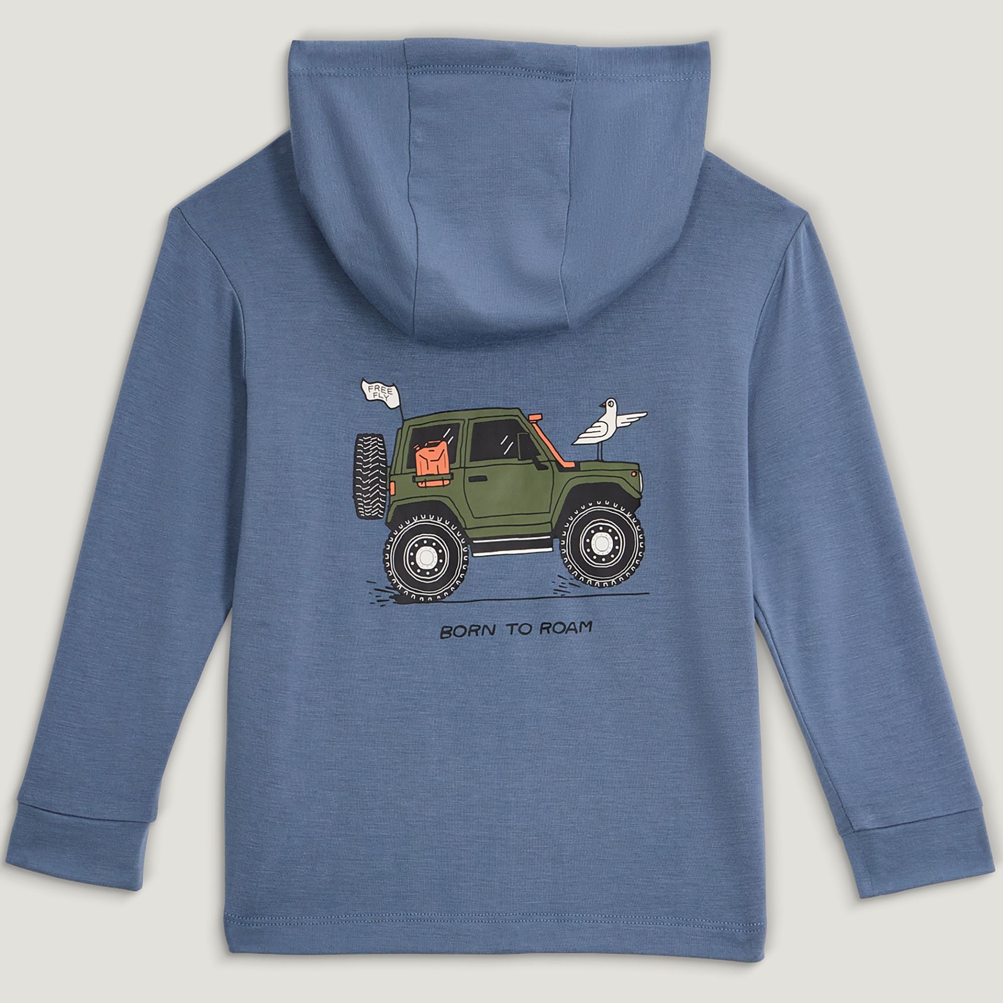 Free Fly Toddler Bamboo Shade Graphic Hoodie