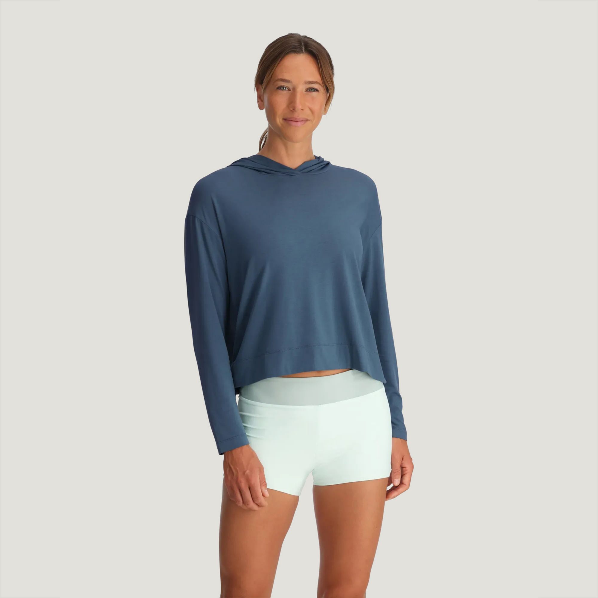 Free Fly Women's Bamboo Shade Crossover Hoodie