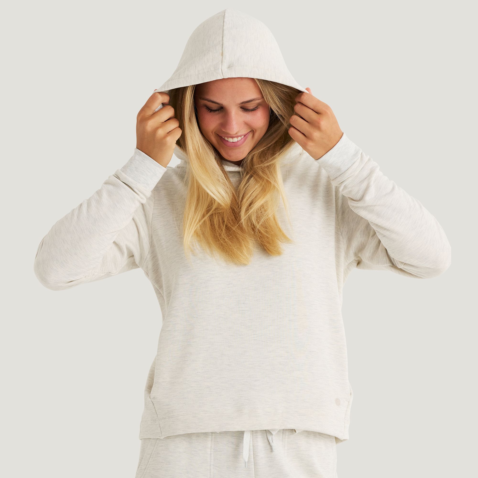Free Fly Women's Bamboo Lightweight Fleece Cropped Hoodie
