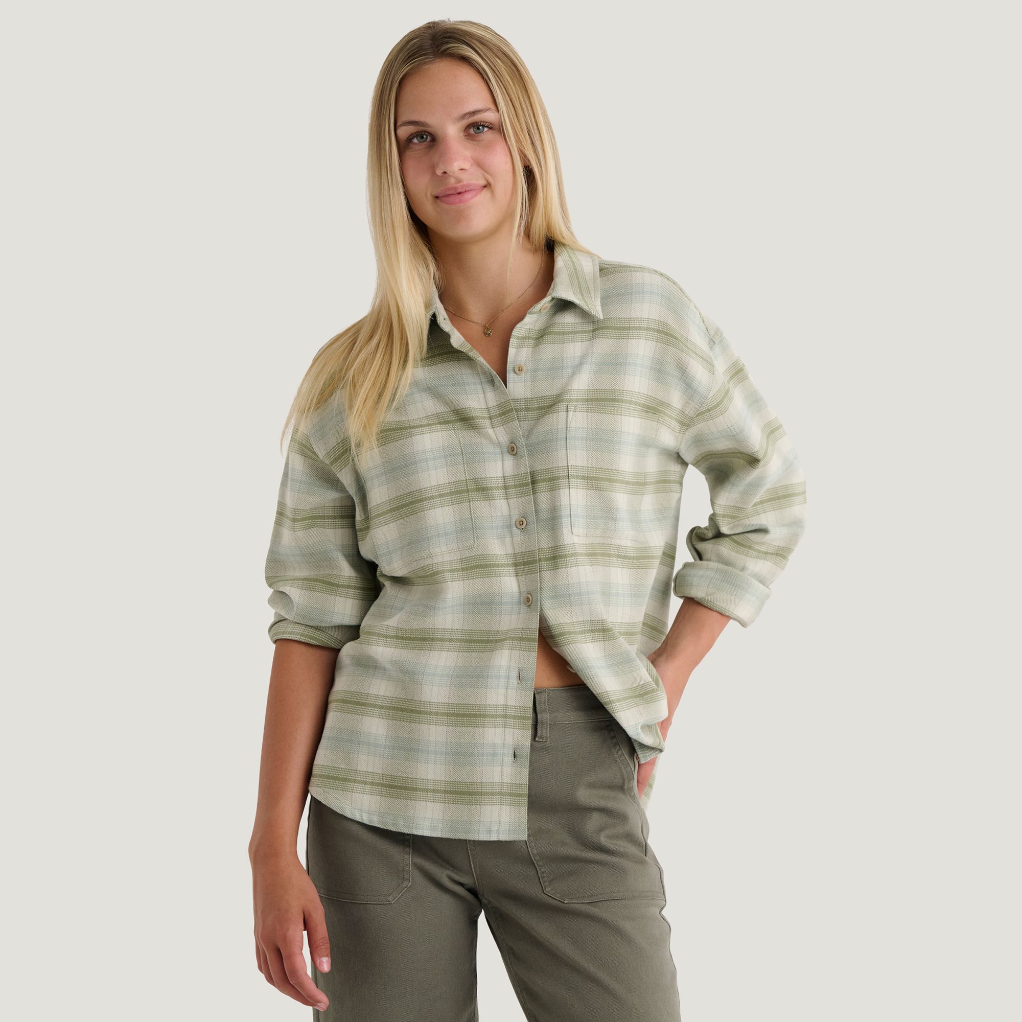 Plaid Oil Green