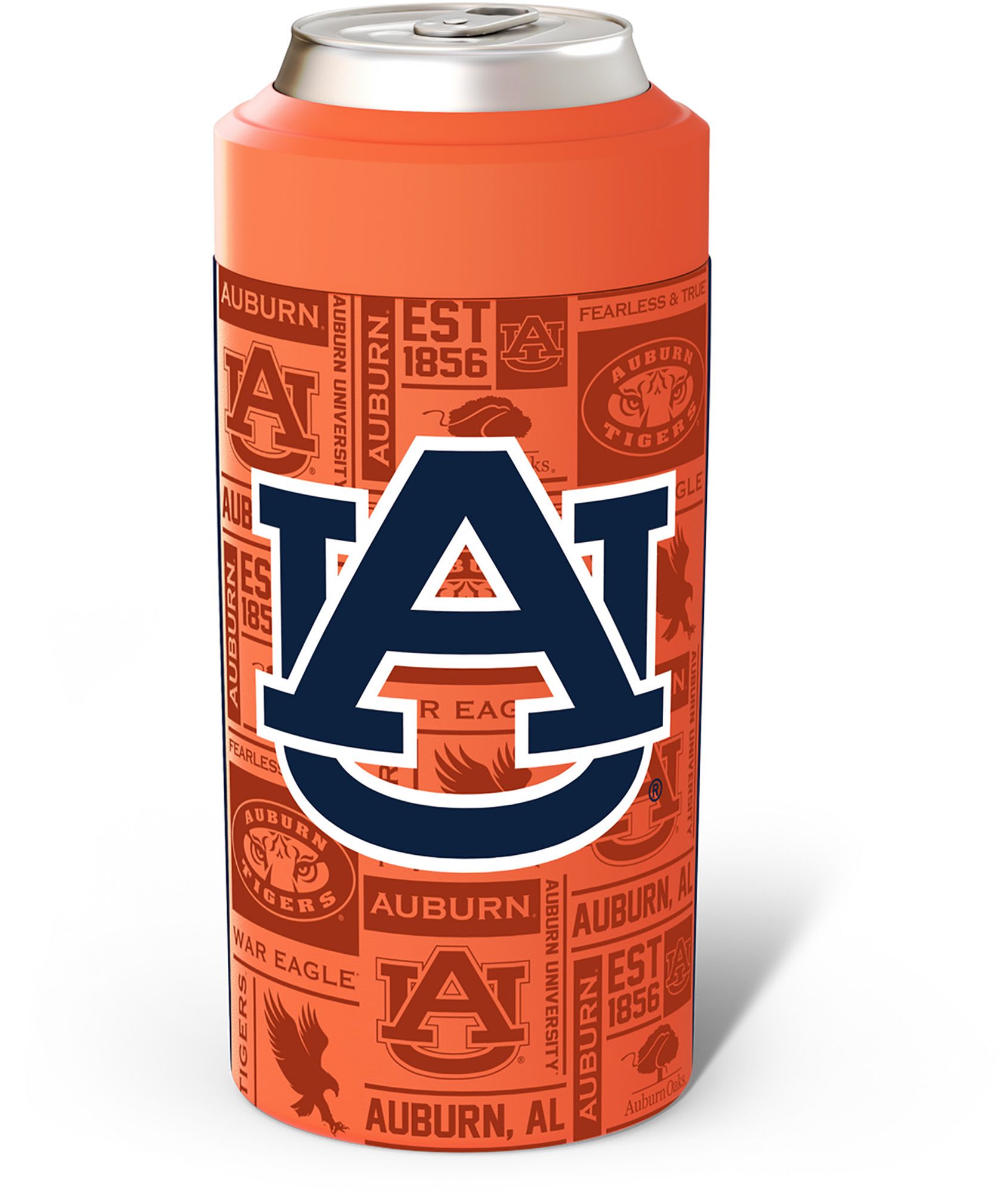 Frost Buddy Adult Auburn Tigers Orange 3D Legacy Can Coozie