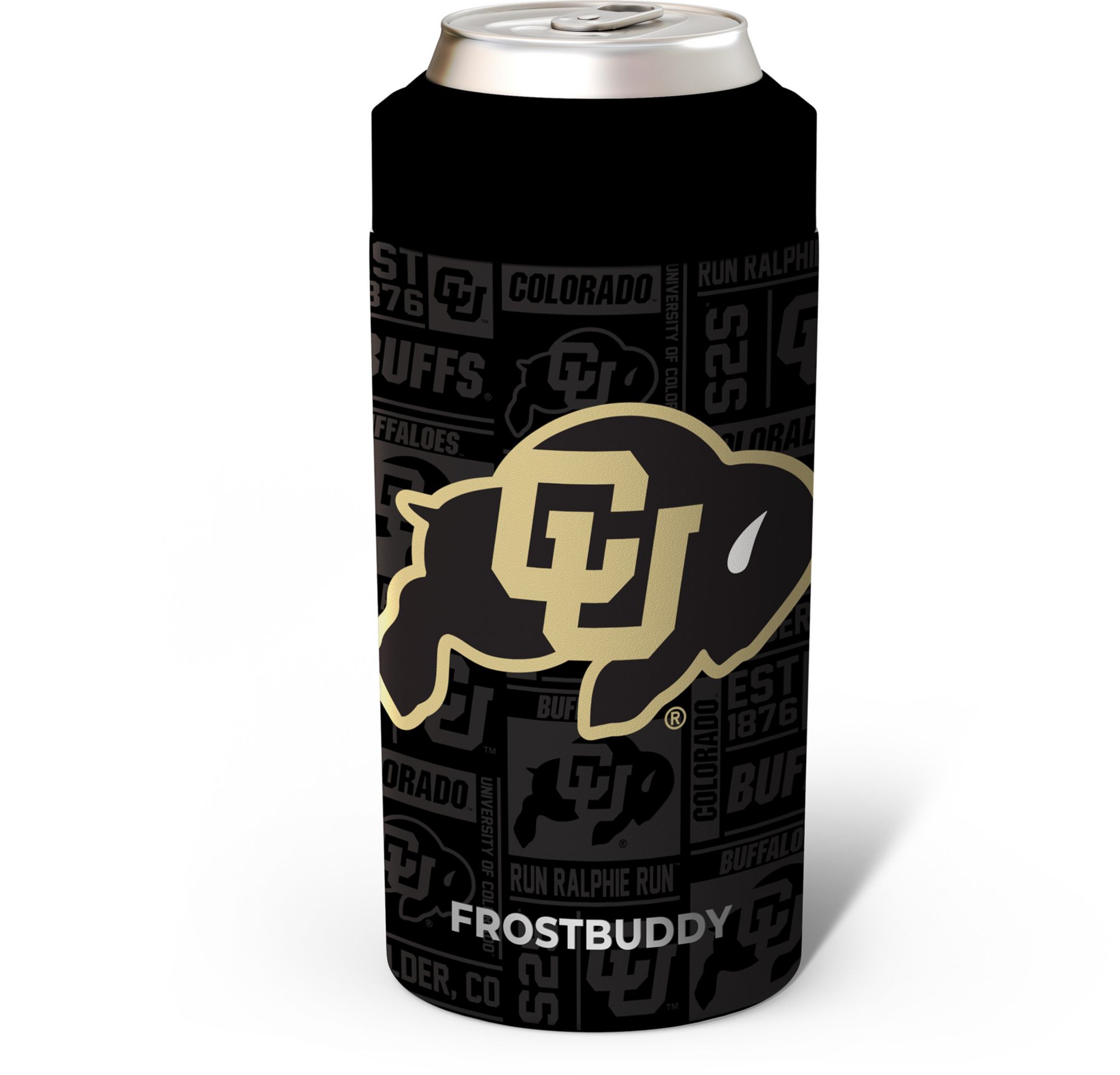 Frost Buddy Adult Colorado Avalanche Black 3D Legacy Can Coozie