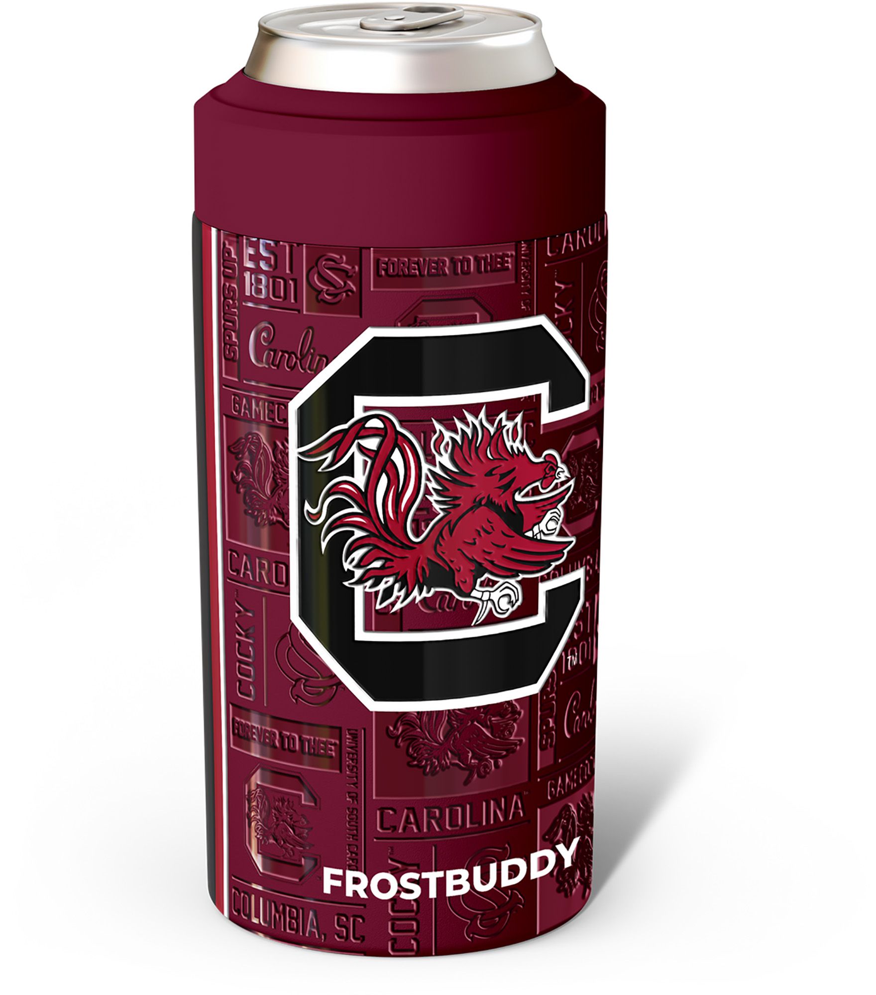 Frost Buddy Adult South Carolina Gamecocks Garnet 3D Legacy Can Coozie