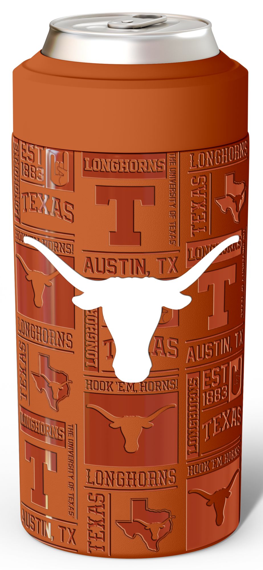 Frost Buddy Texas Longhorns Home Team 3D Legacy Can Coozie