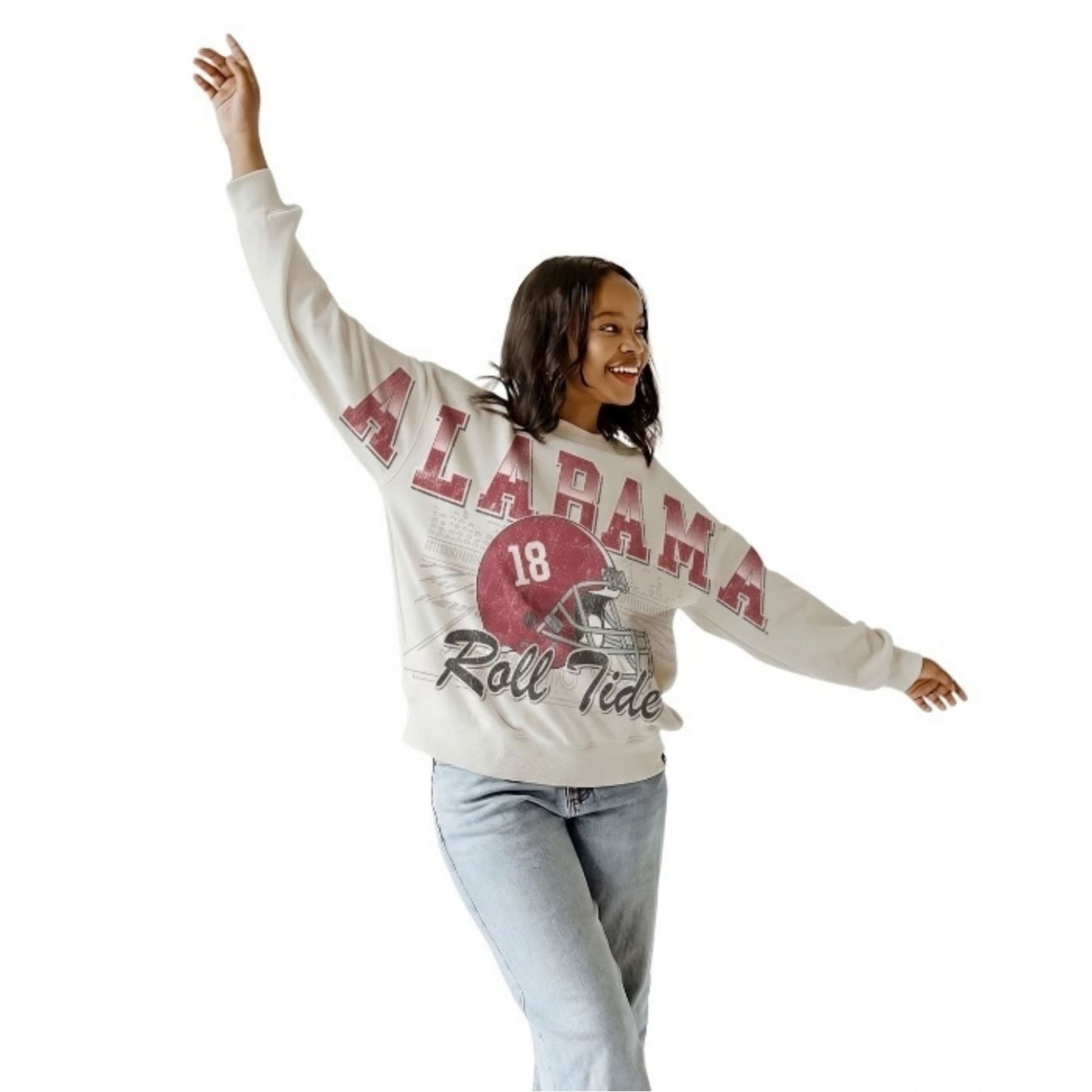 Gameday Social Adult Alabama Crimson Tide Homefield Crewneck Sweatshirt