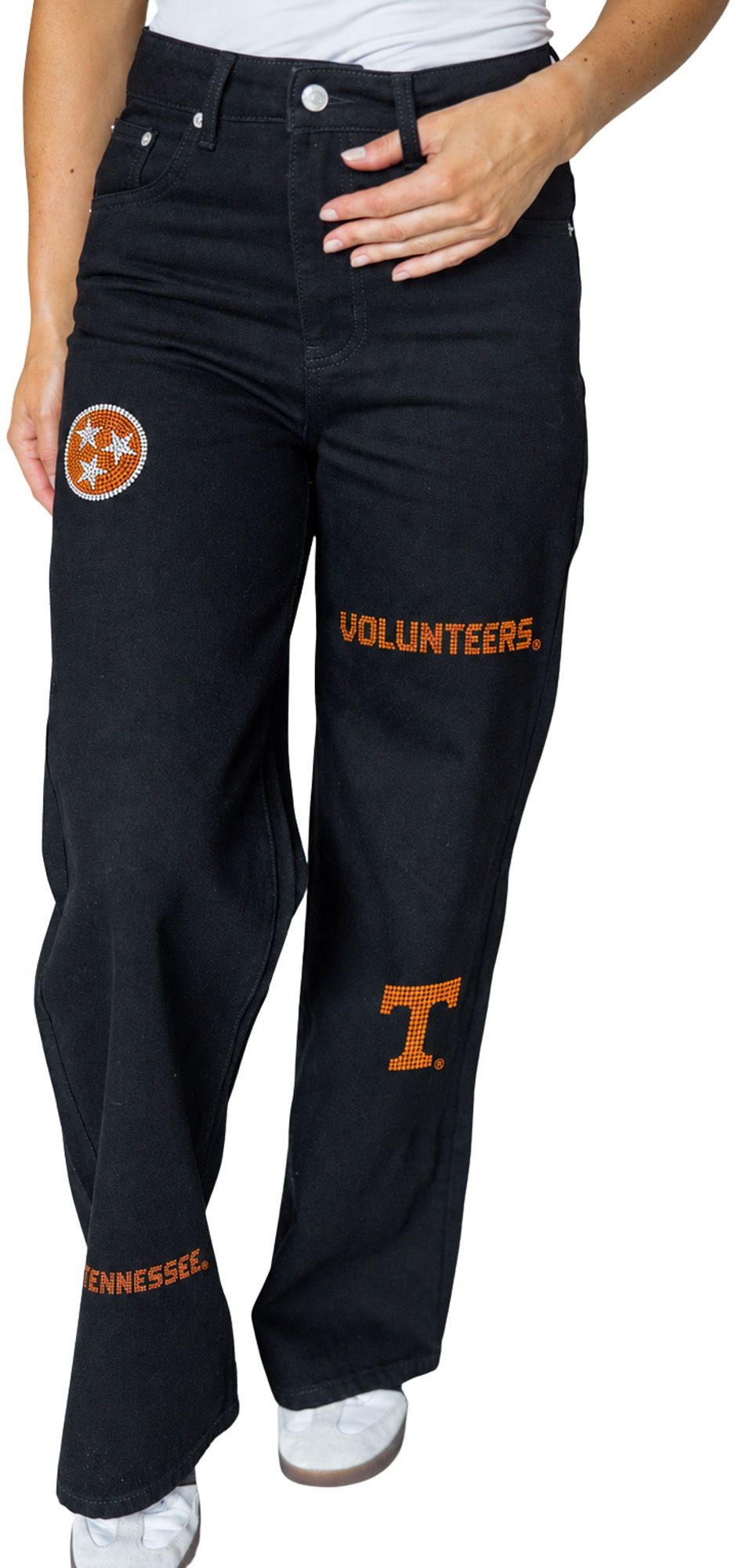 Gameday Social Women's Tennessee Volunteers Black Alpha Bling Pants