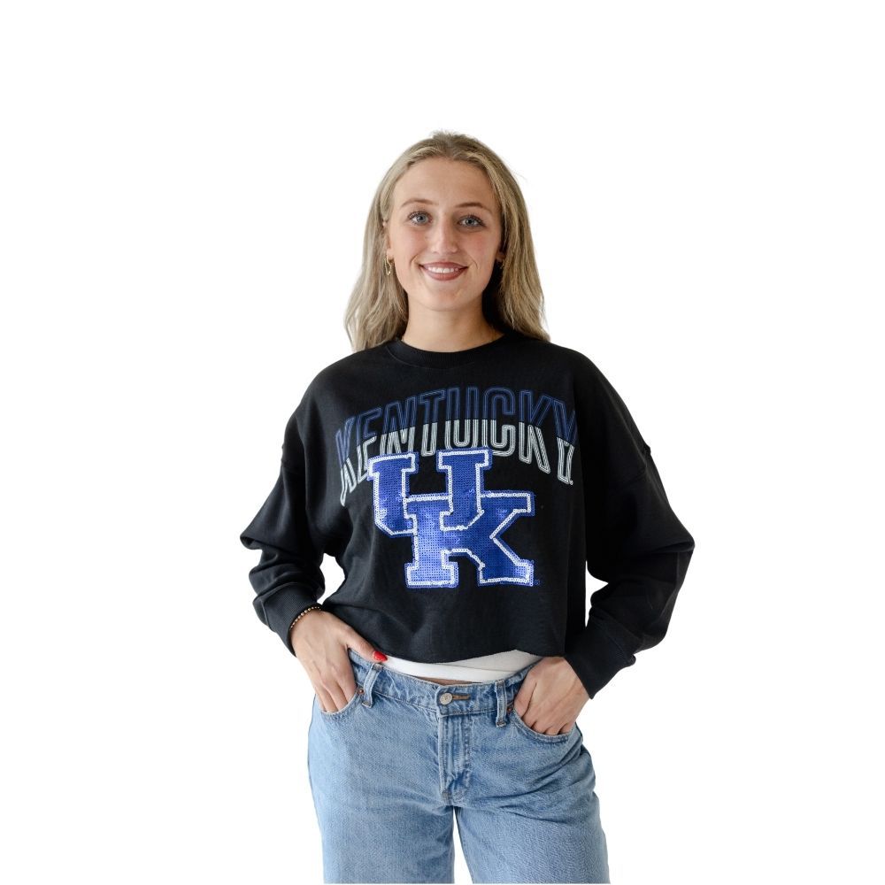 Gameday Social Women's Kentucky Wildcats Stillson Crewneck Sweatshirt