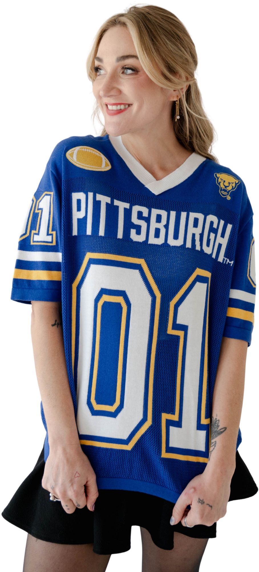 Gameday Social Women's Pittsburgh Panthers Sweater Jersey