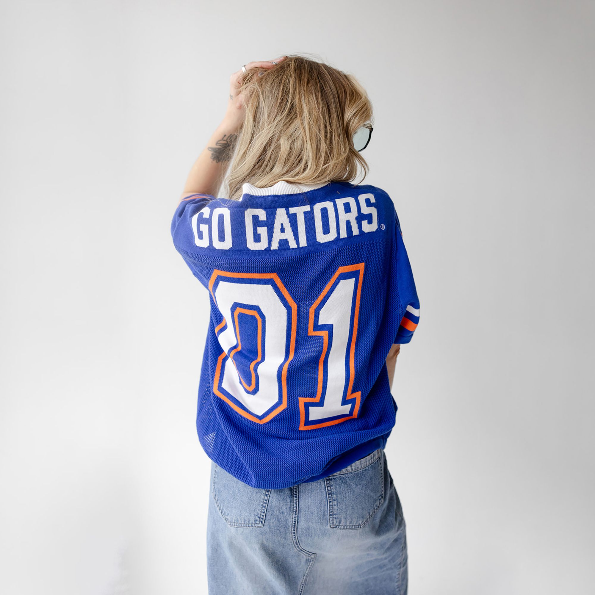 Gameday Social Women's Florida Gators Royal Sweater Jersey