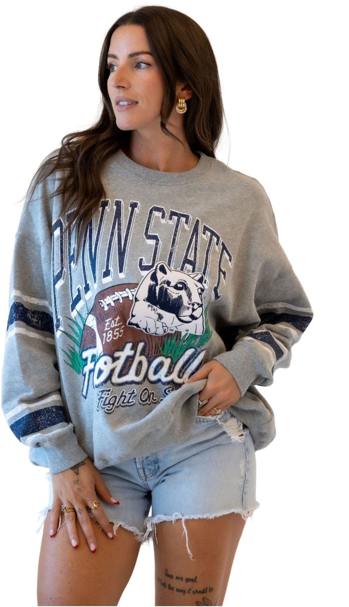 Gameday Social Women's Penn State Nittany Lions Crewneck Sweatshirt