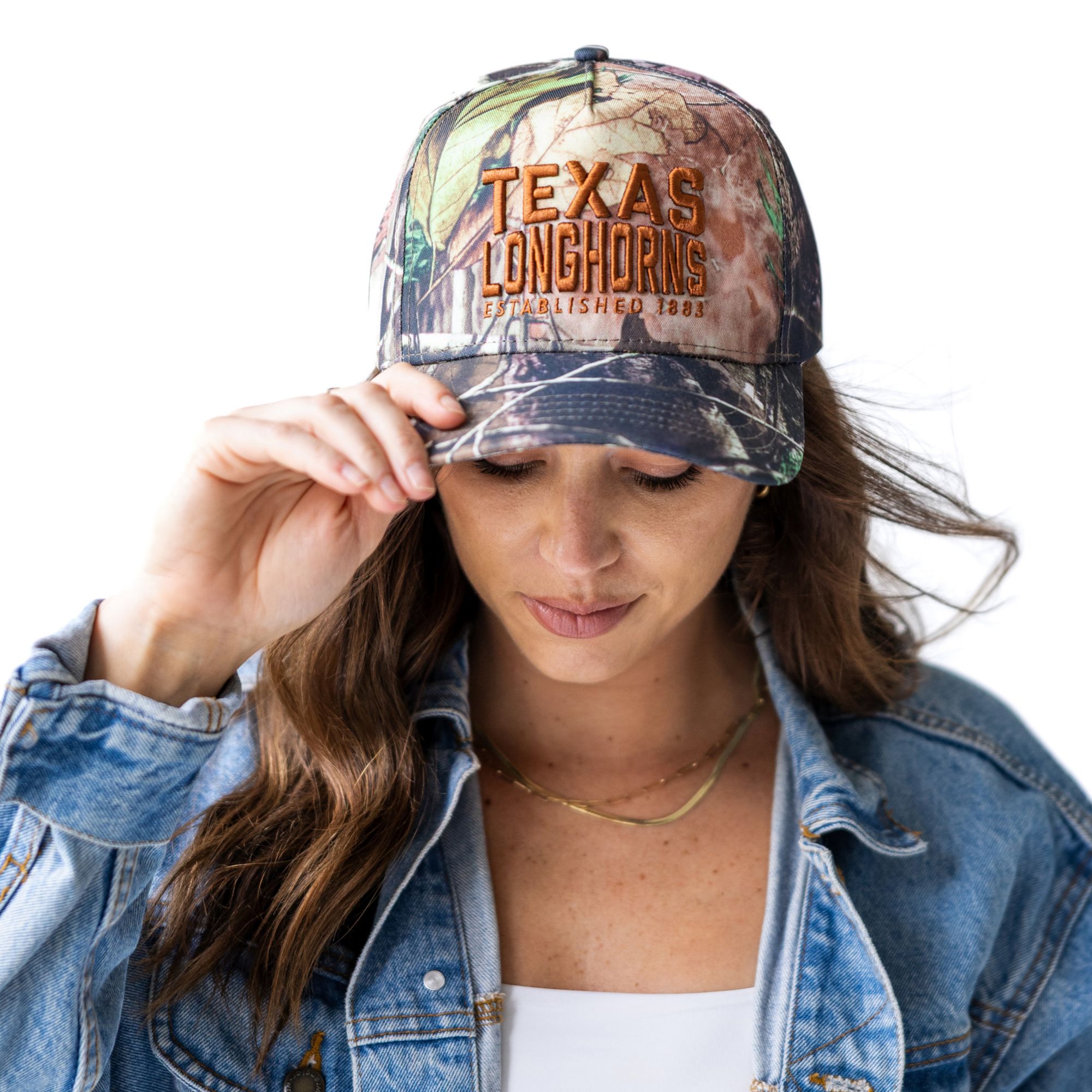 Gameday Social Women's Texas Longhorns Camo Adjustable Hat
