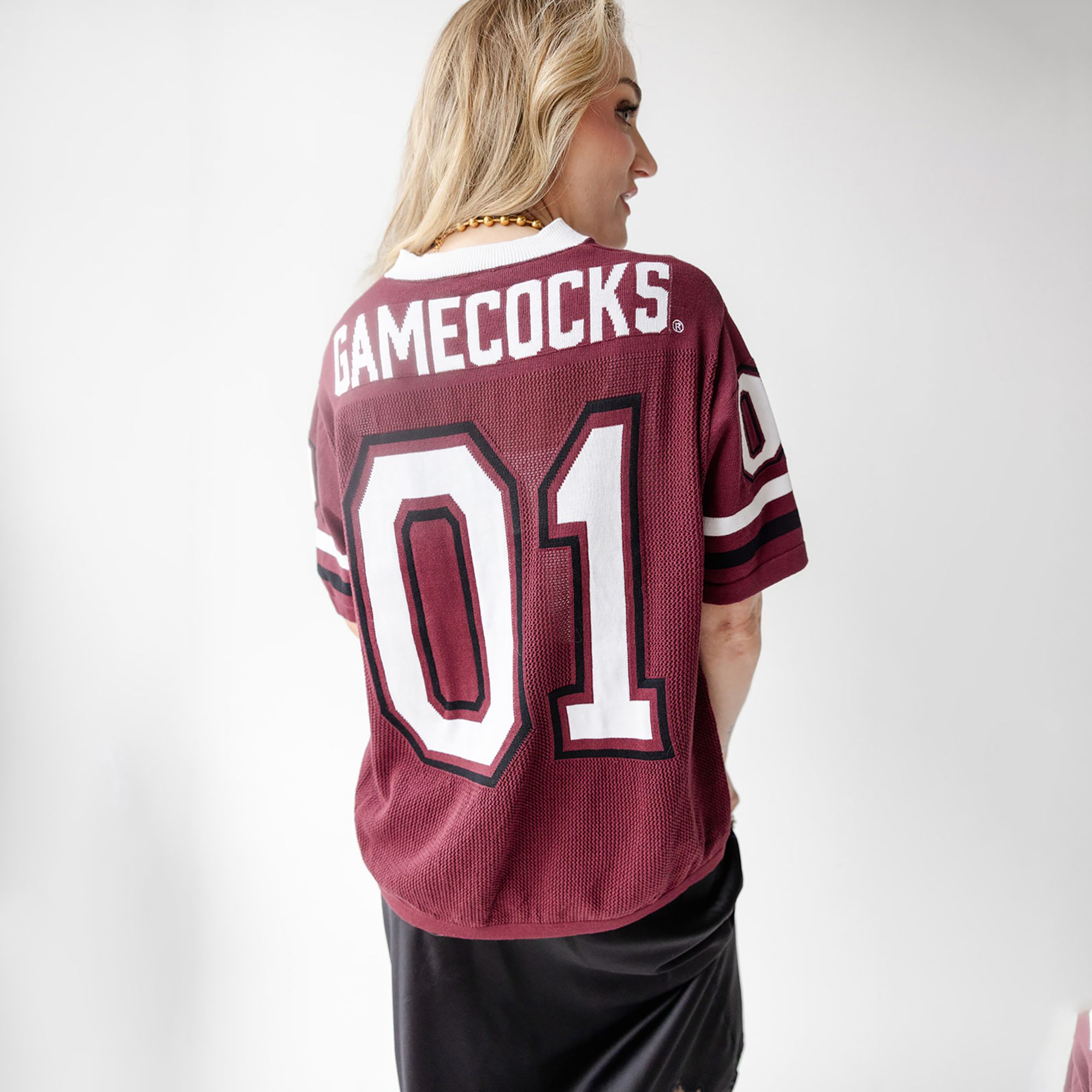 Gameday Social Women's South Carolina Gamecocks Maroon Sweater Jersey