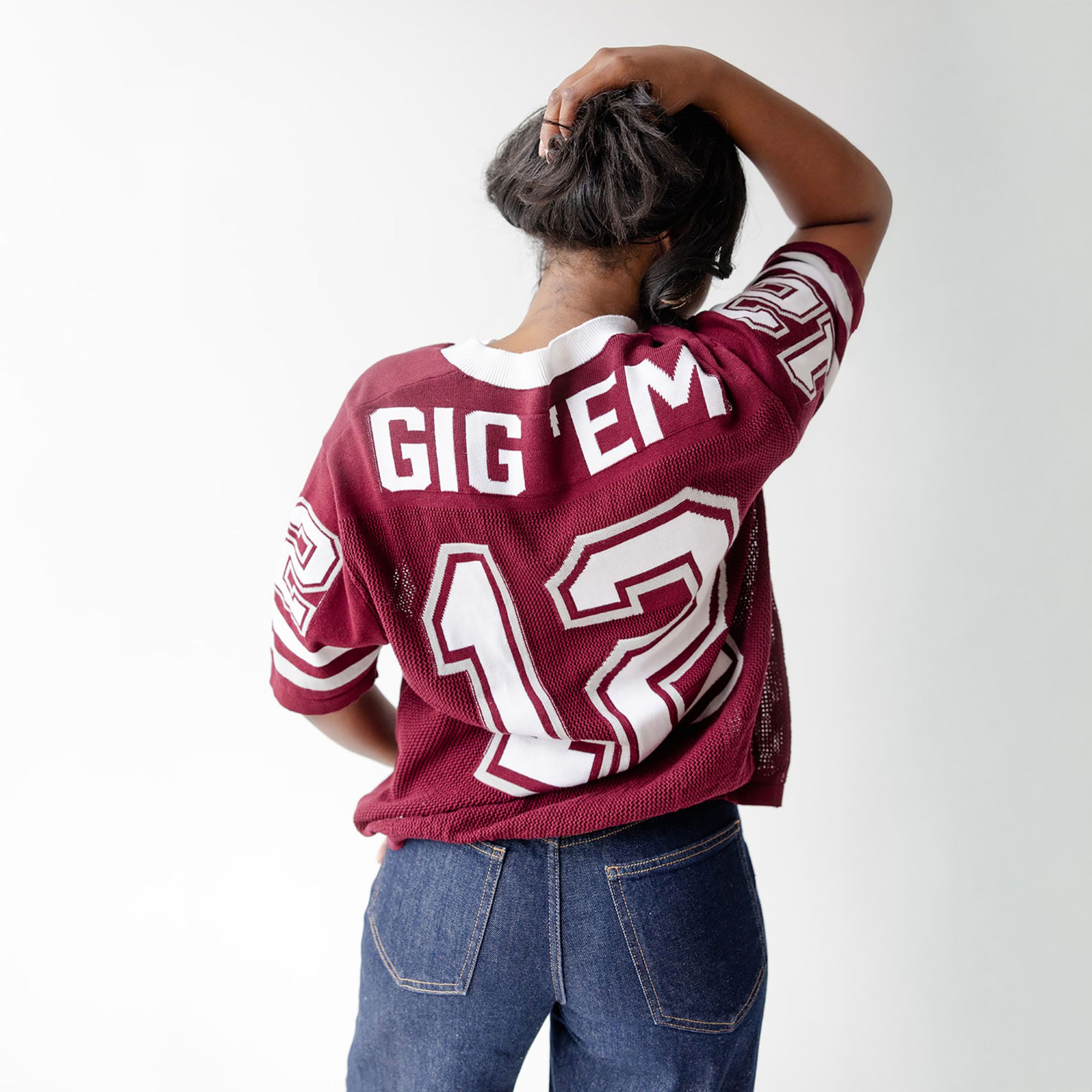 Gameday Social Women's Texas A&amp;M Aggies Maroon Sweater Jersey